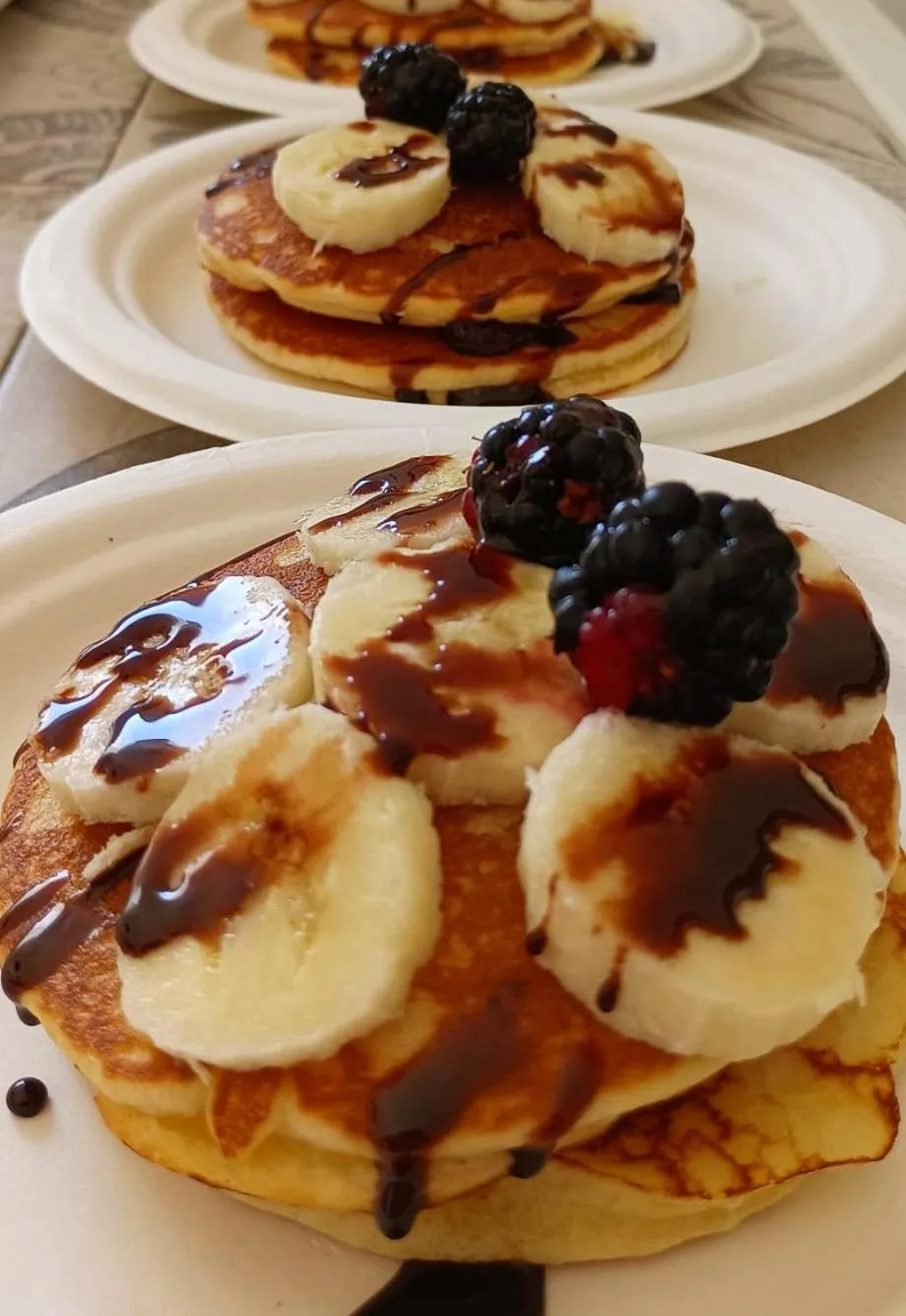 Italian breakfast in Hotel Villa Cesare B&B