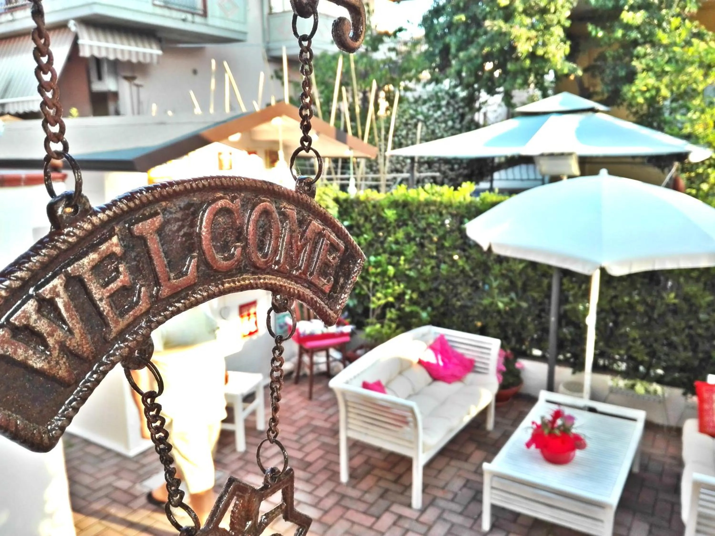 Garden in Hotel Villa Cesare B&B