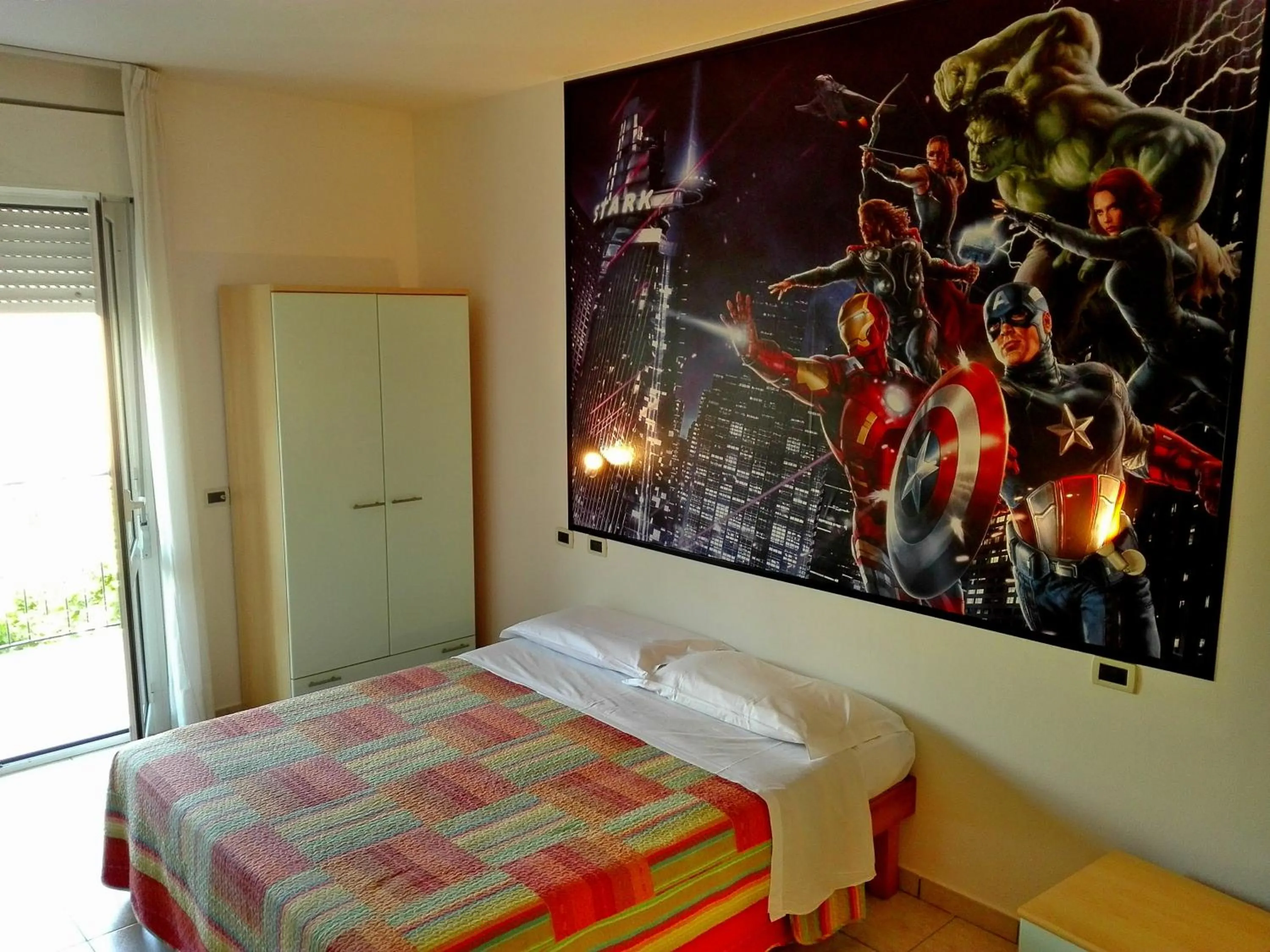 Decorative detail in Hotel Villa Cesare B&B