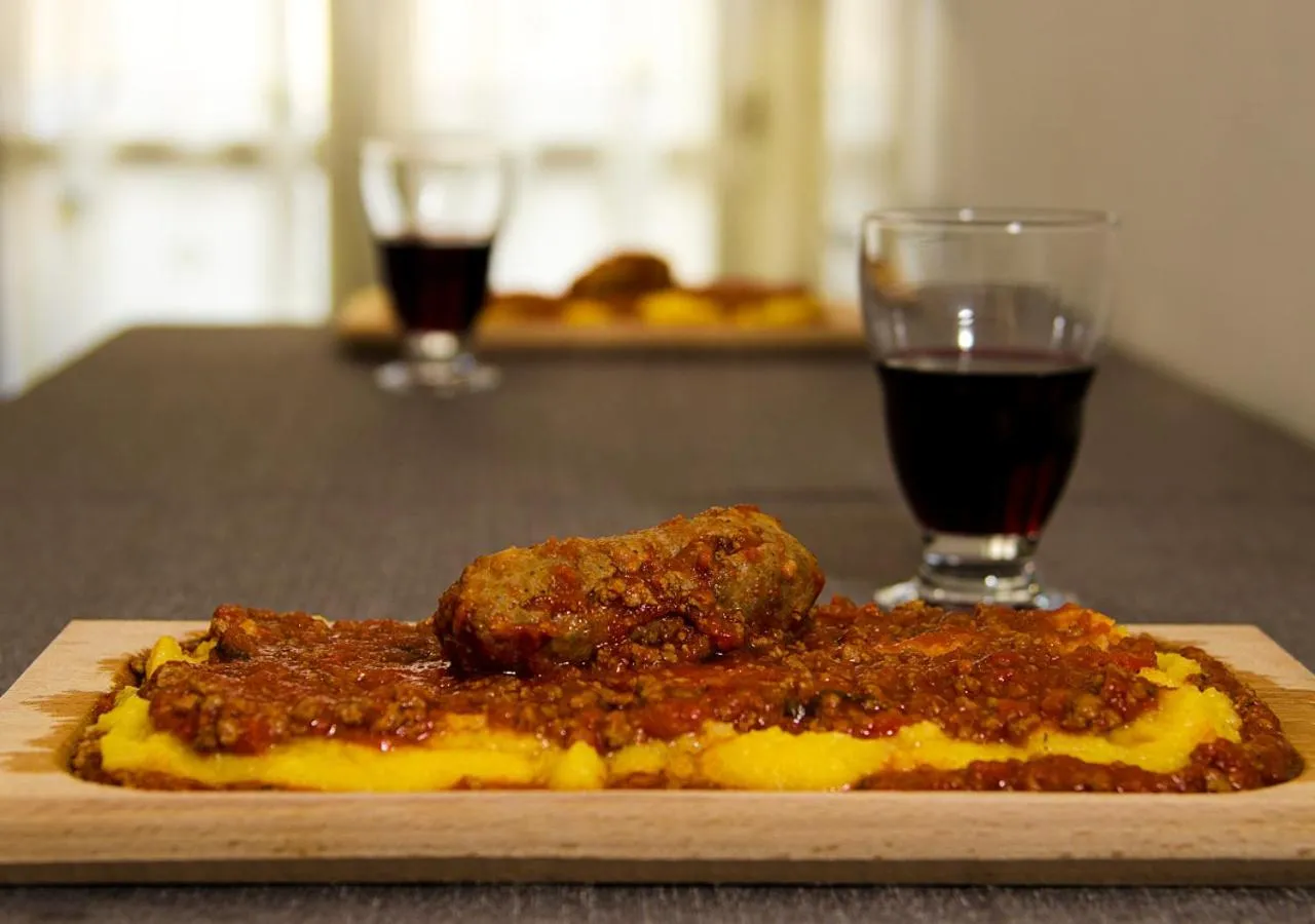 Food close-up in Alba Sporting Hotel