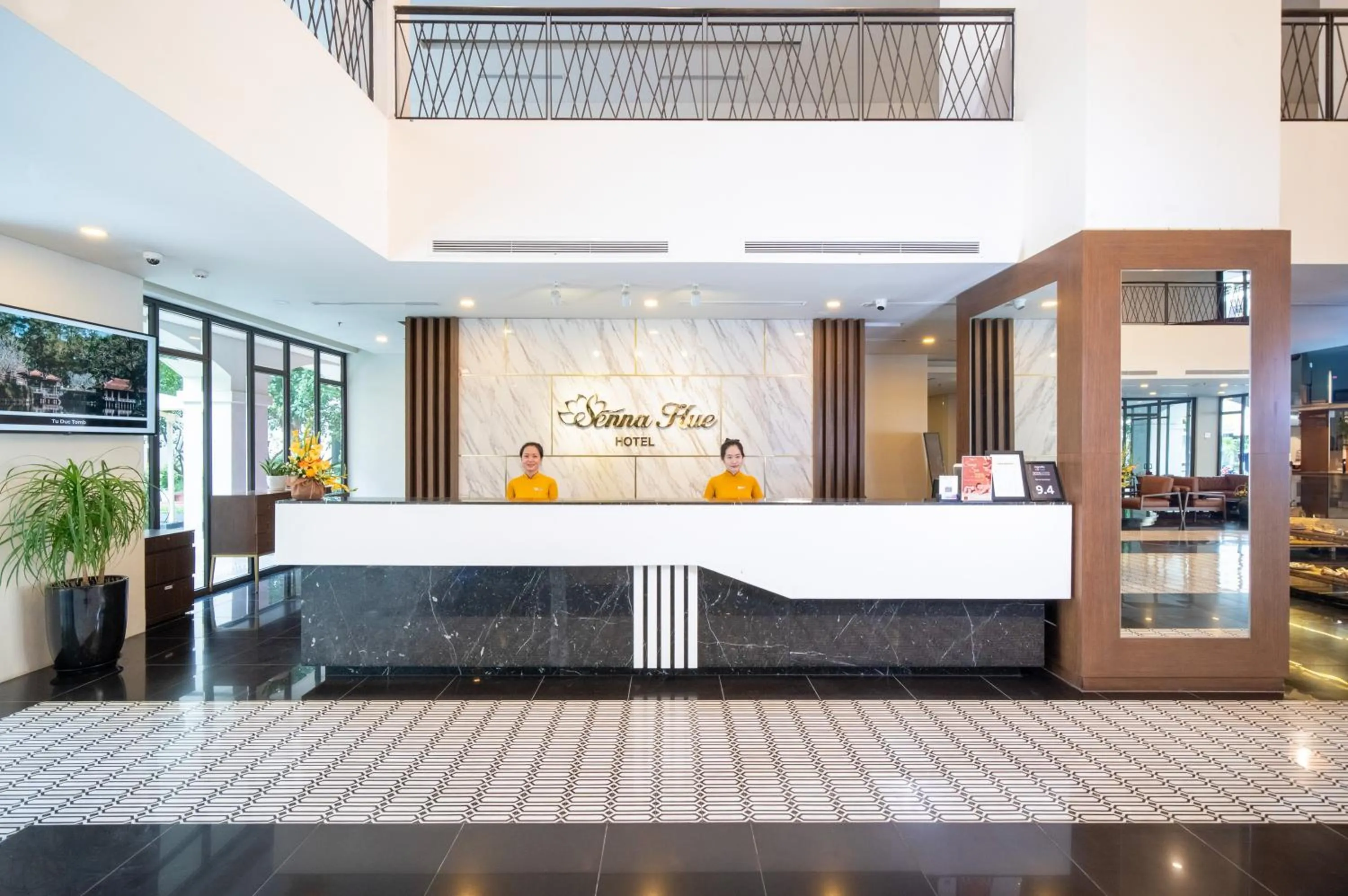 Lobby or reception in Senna Hue Hotel