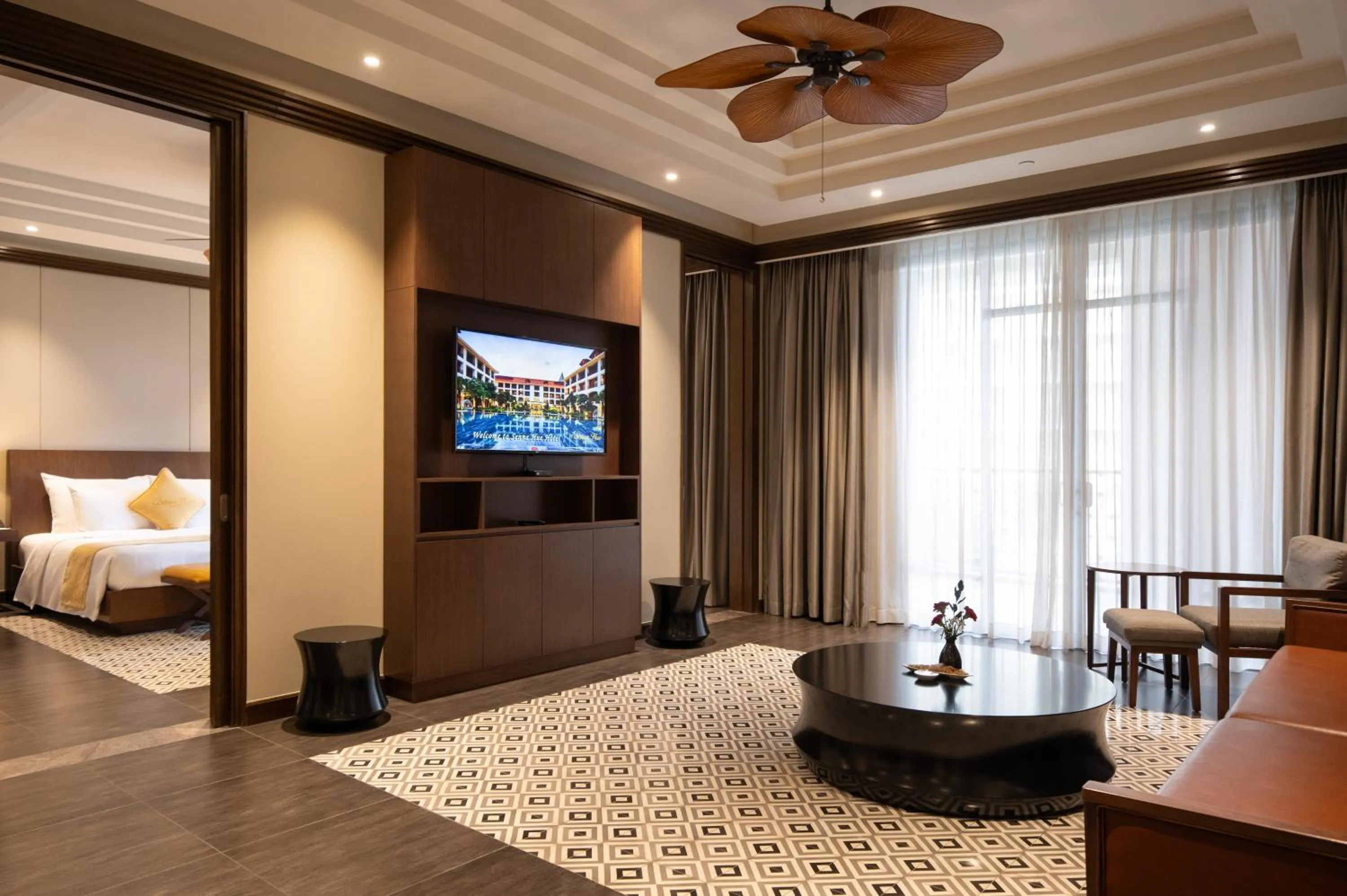 Photo of the whole room, Bed in Senna Hue Hotel