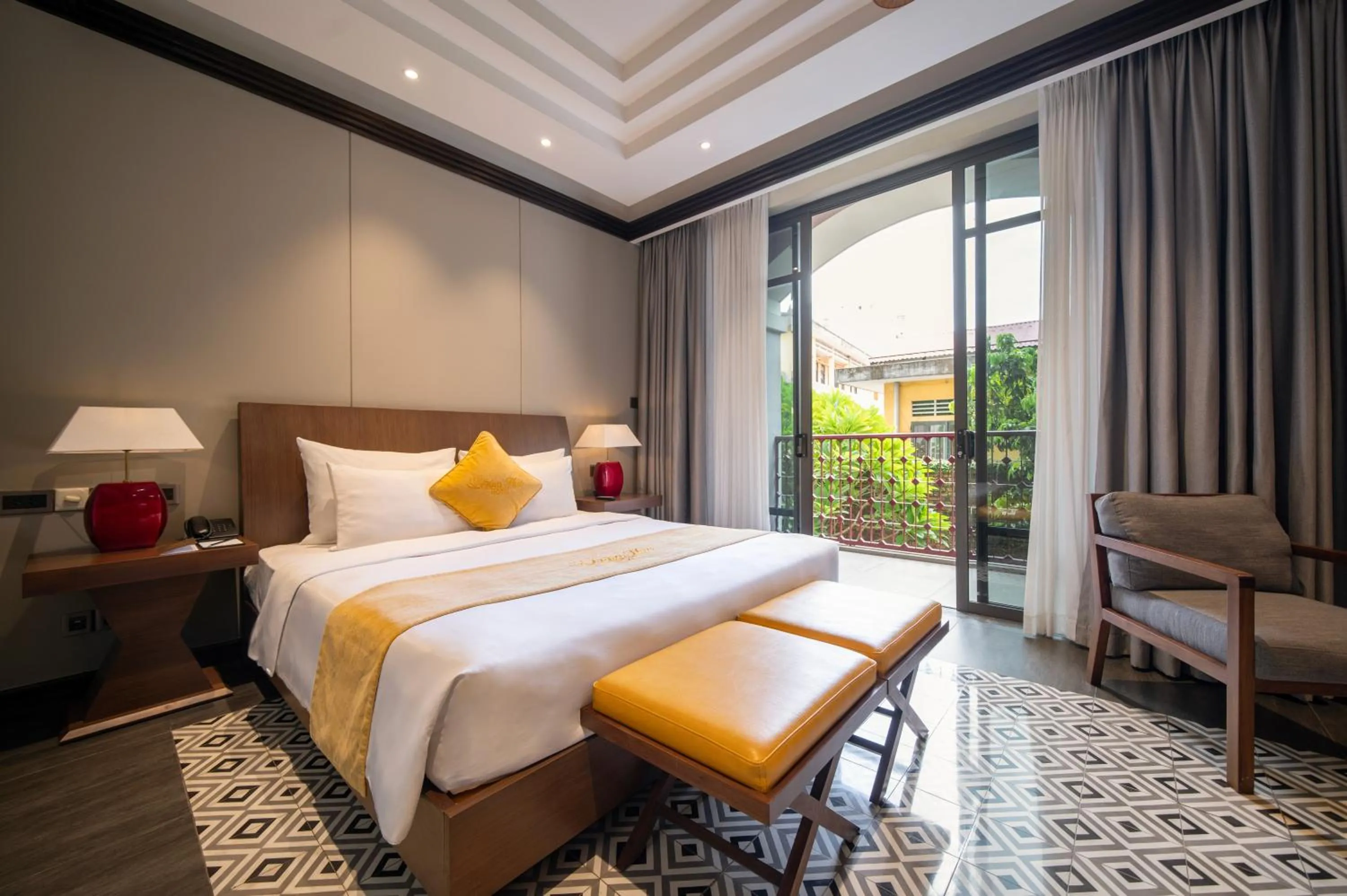 Photo of the whole room, Bed in Senna Hue Hotel