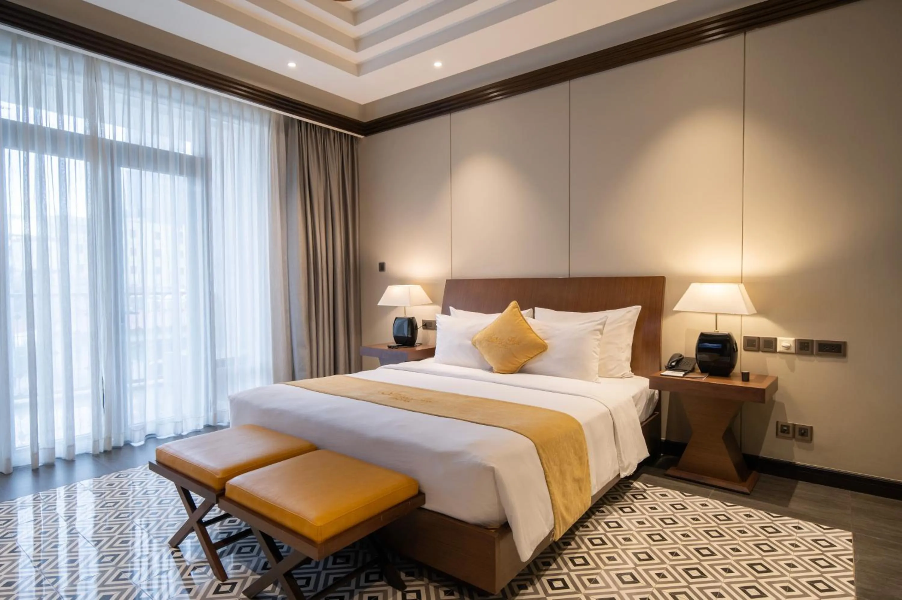 Photo of the whole room, Bed in Senna Hue Hotel