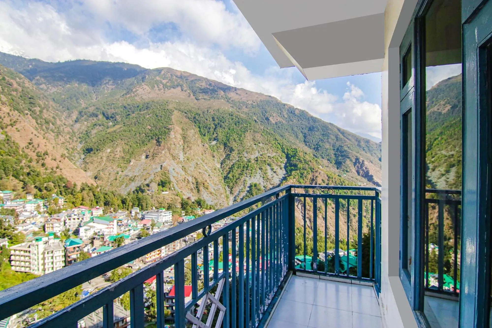 View (from property/room) in Greenwoods Inn Mcleodganj #Parking #lift #All Balcony Rooms #Rooftop Terrace #Prime Location # Close to the Triund Trek Point 400 Mtr Head