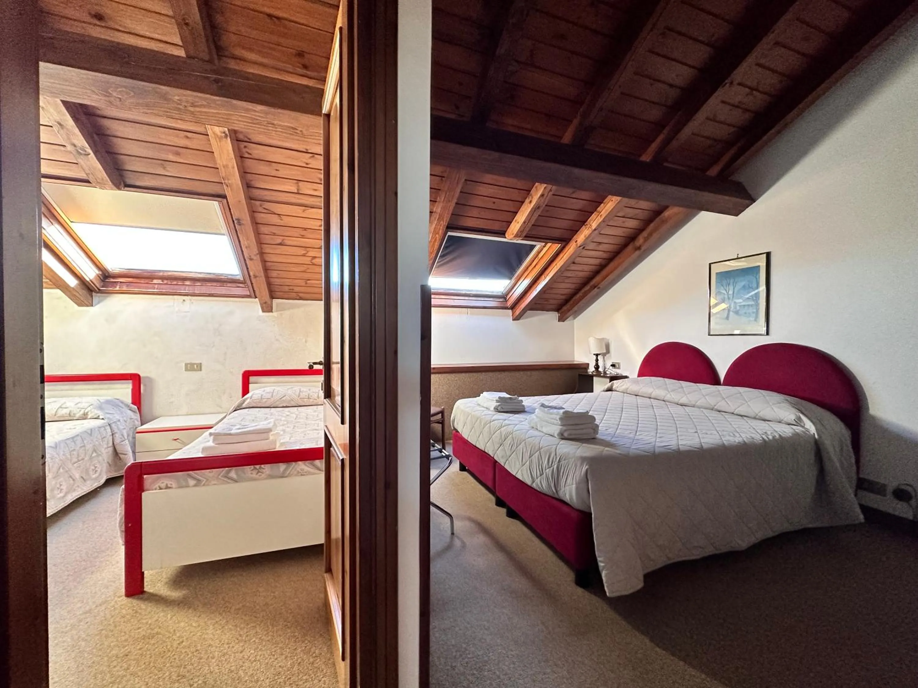 Bedroom, Bed in Hotel Alpi - Foza