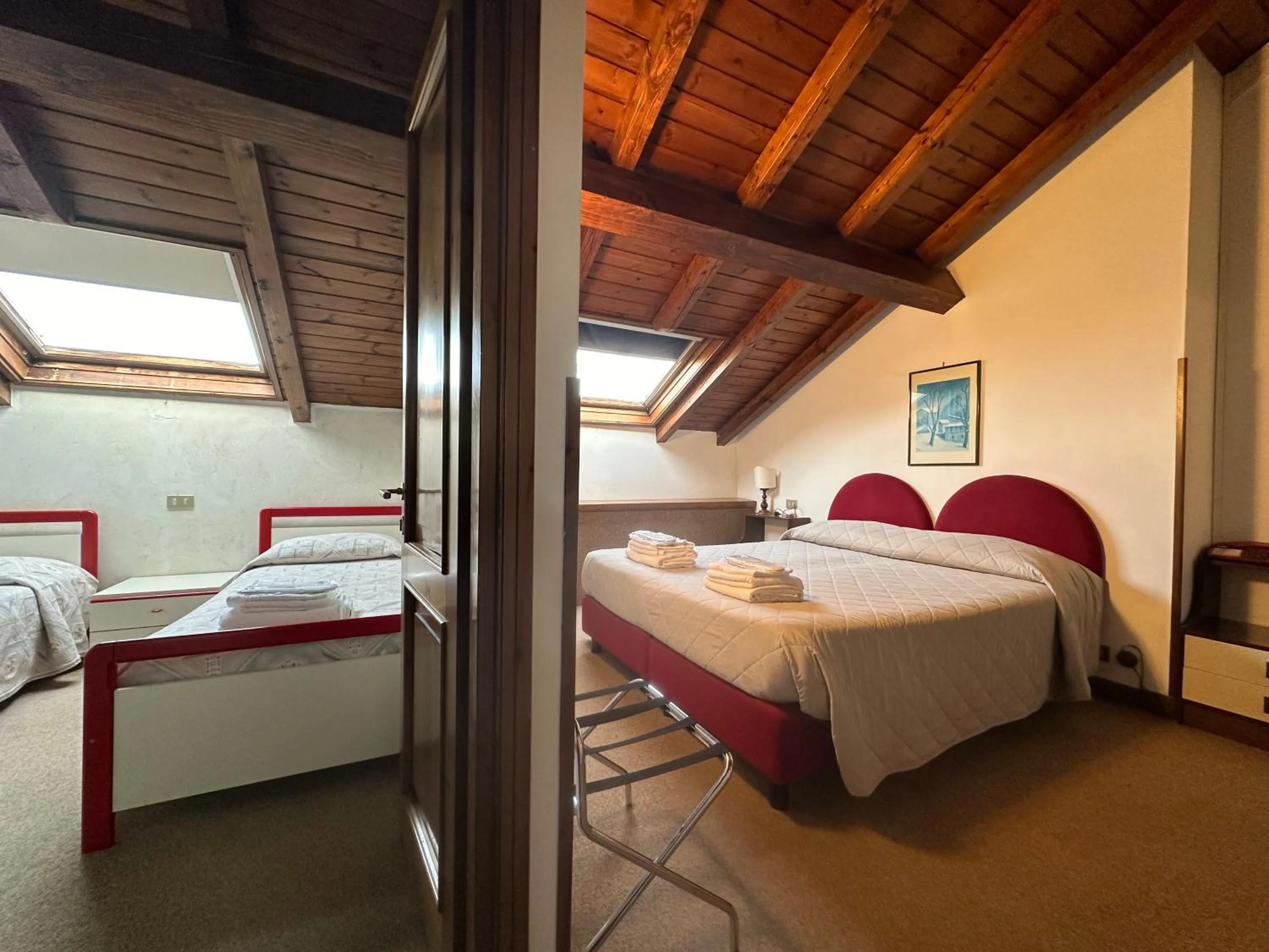 Bed in Hotel Alpi - Foza