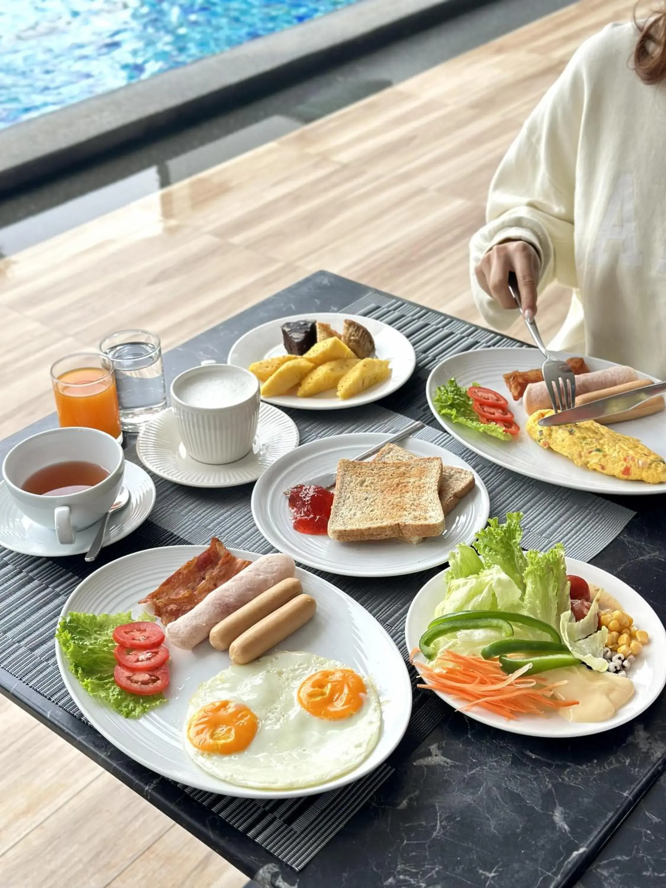 Breakfast in TEVA Valley Resort Breakfast in TEVA Valley Resort