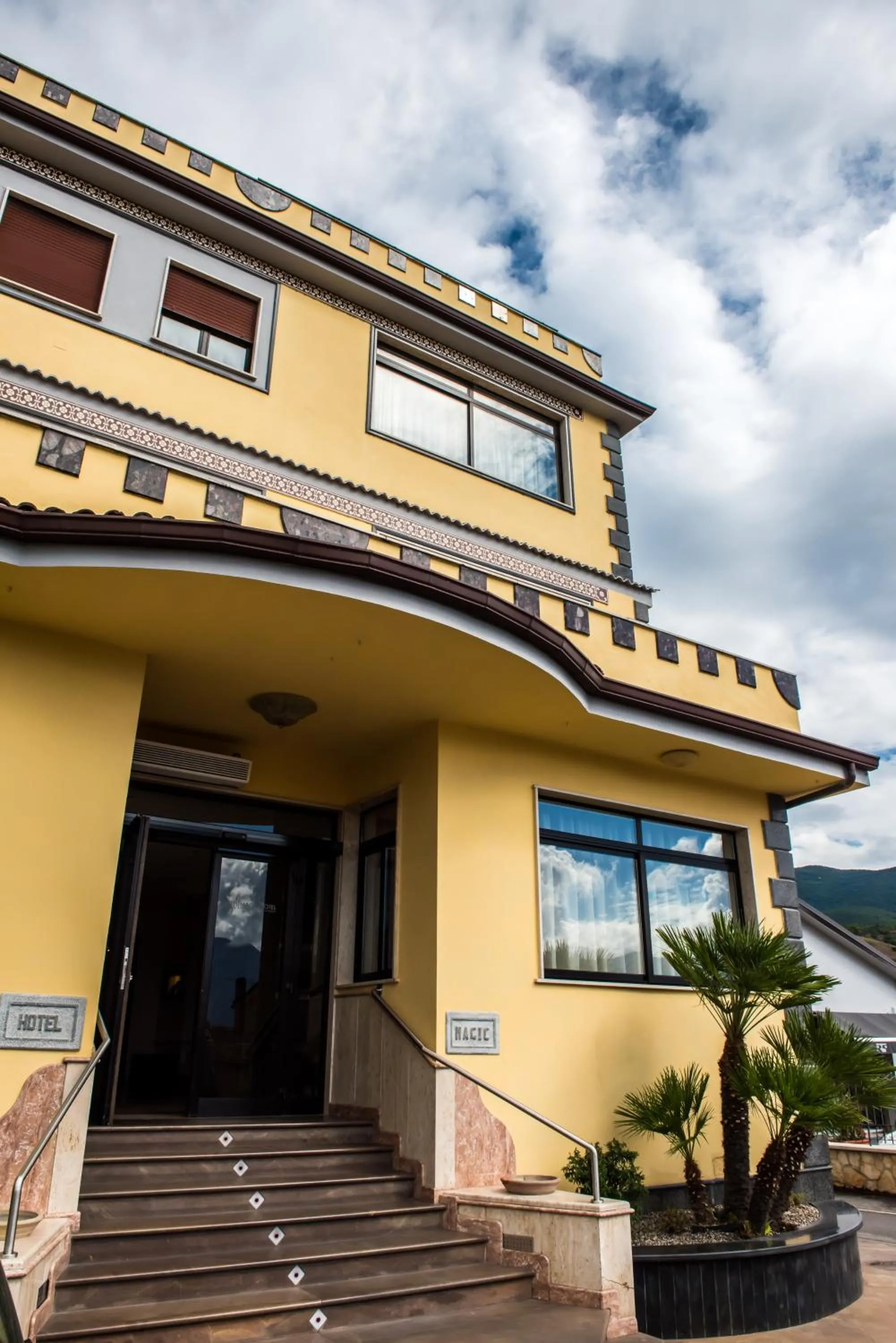 Facade/entrance in Magic Hotel