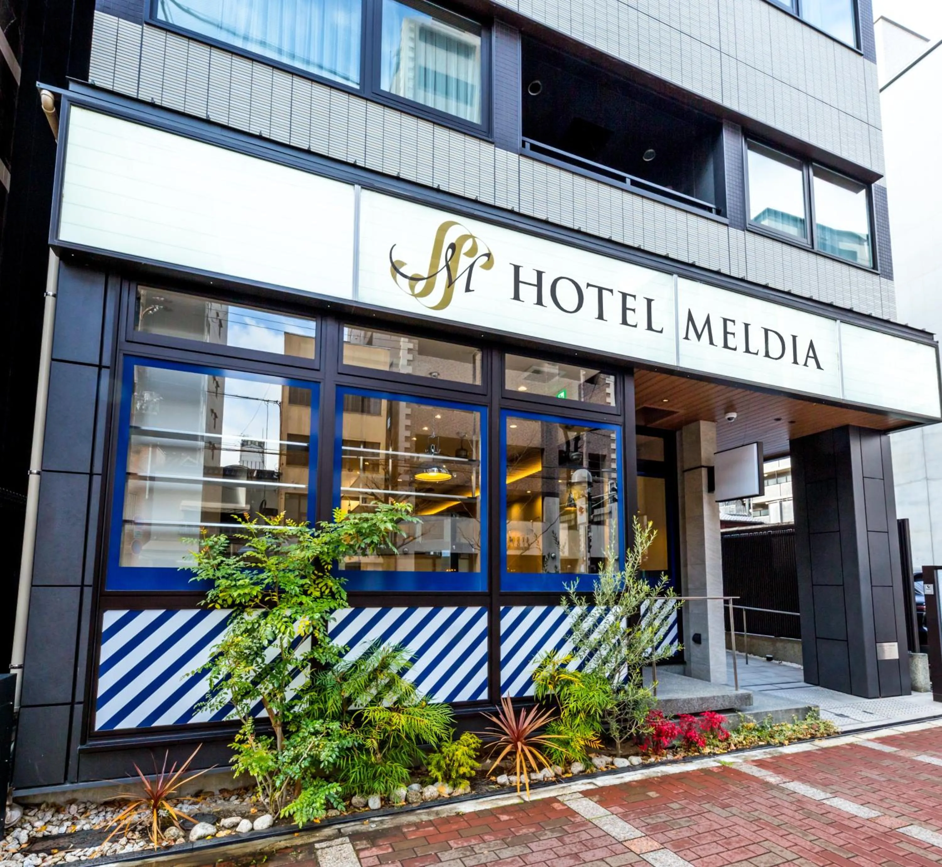 Facade/entrance in Hotel Meldia Shijo Kawaramachi