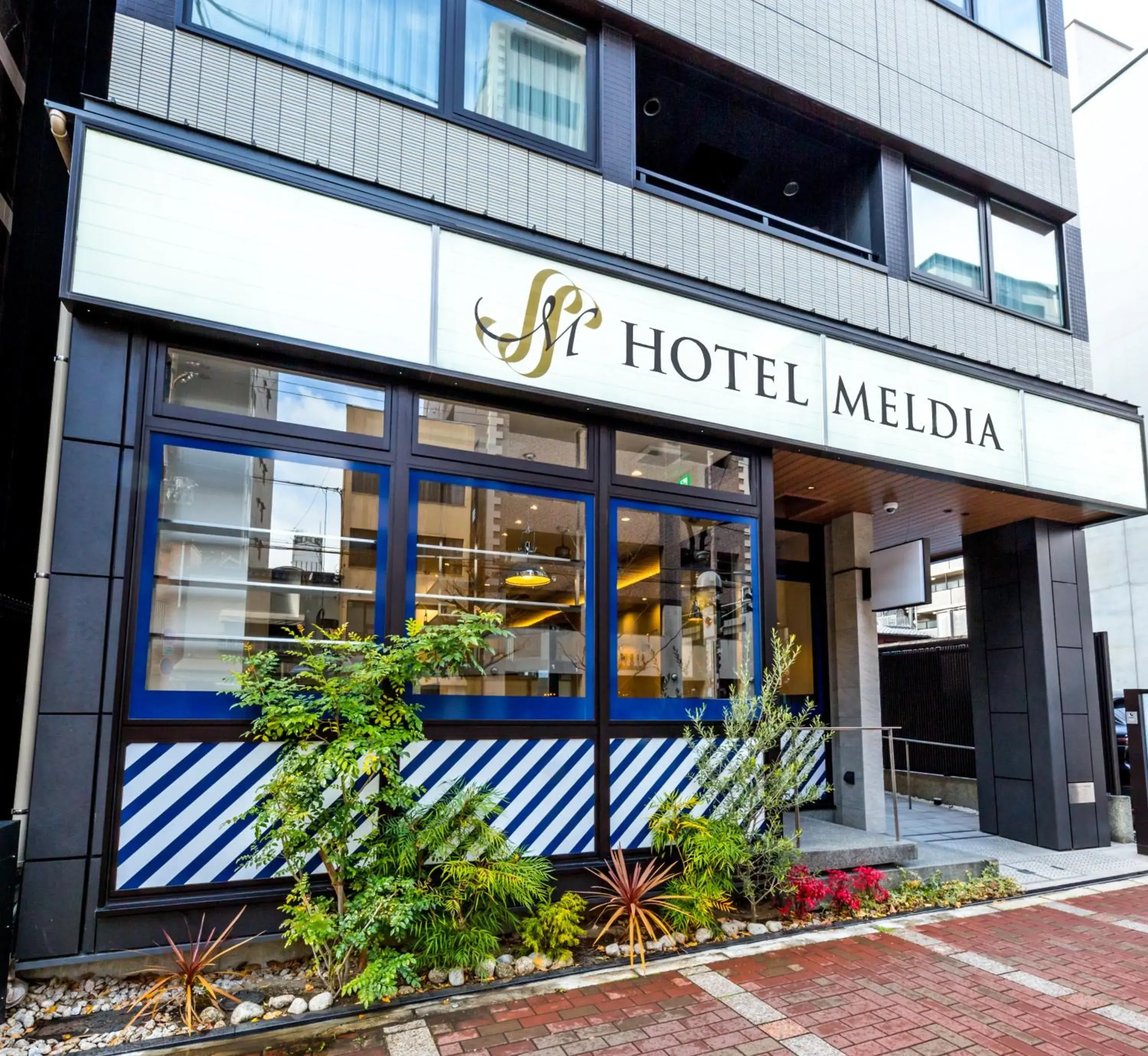 Facade/entrance in Hotel Meldia Shijo Kawaramachi