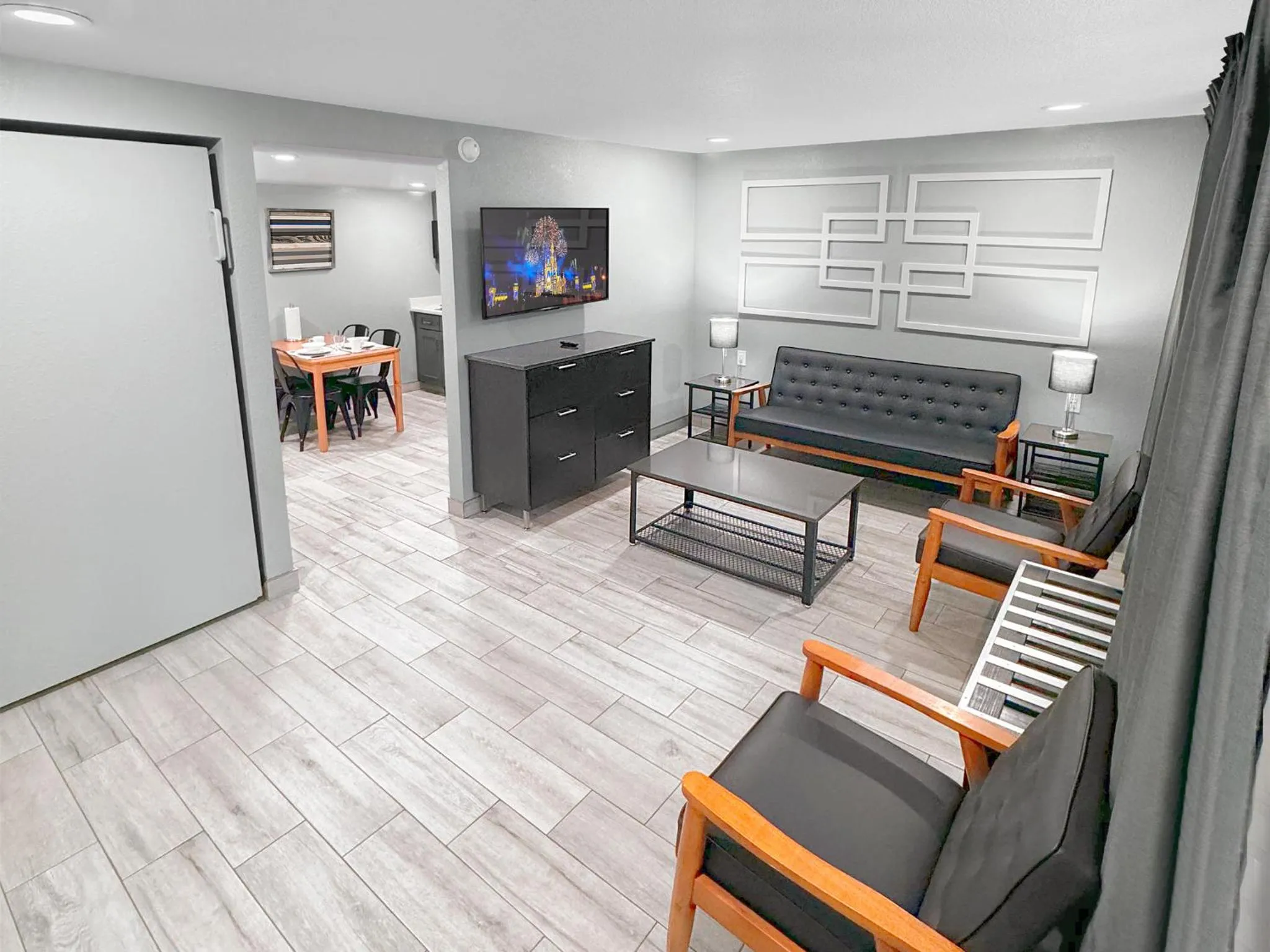 Living room in Celebration Suites