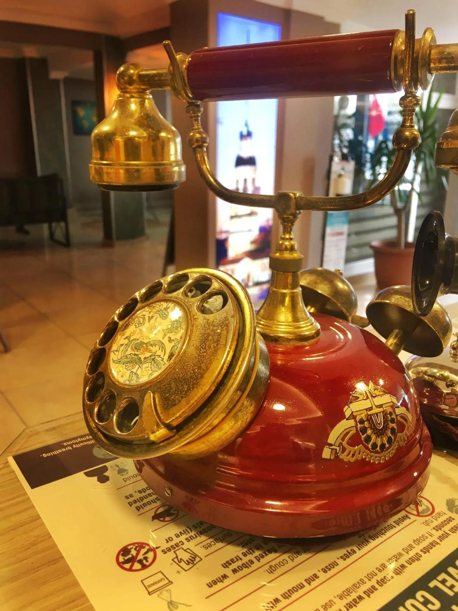 Decorative detail in Ulubat Castle Hotel