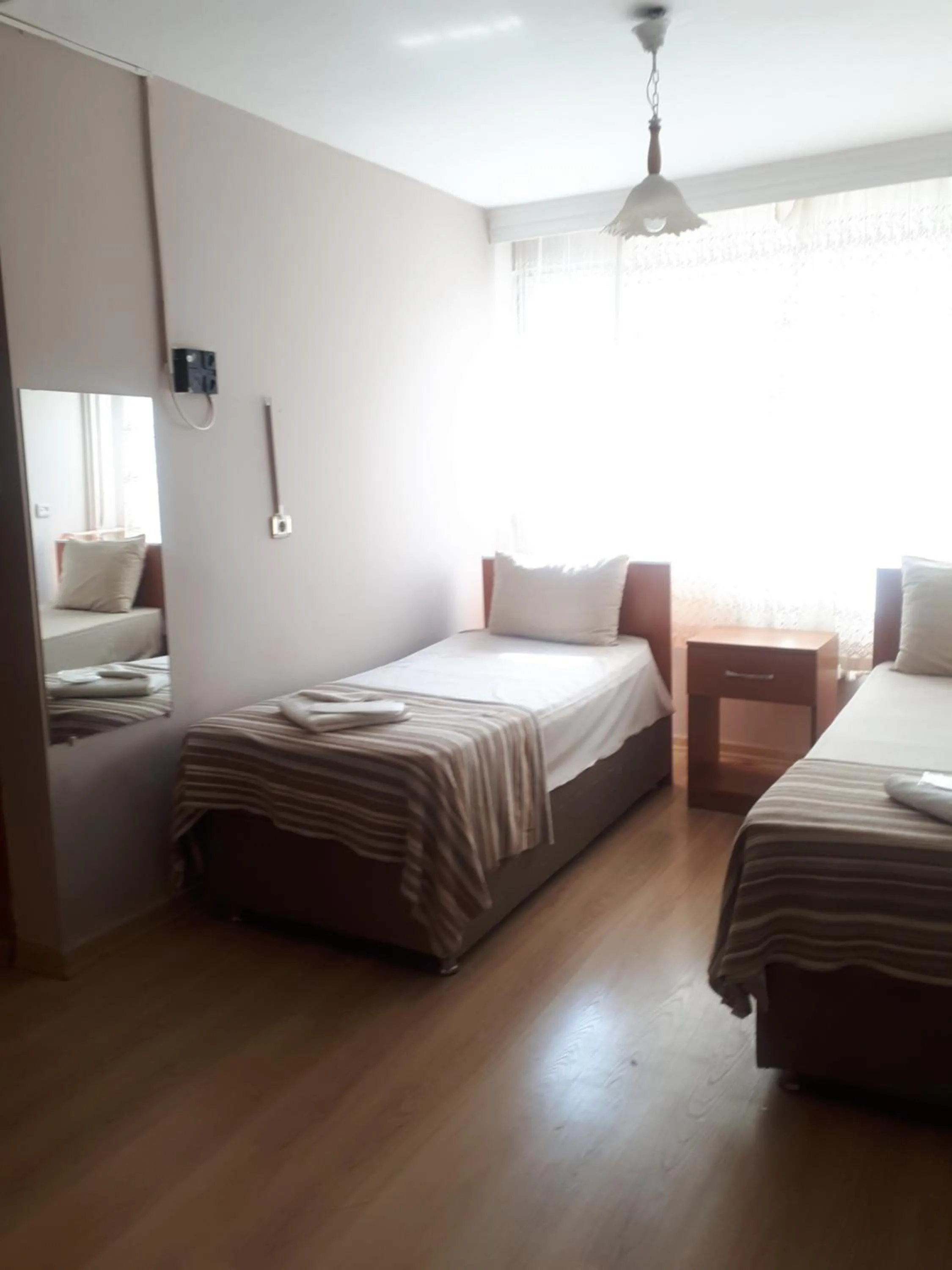 Bed in Ulubat Castle Hotel