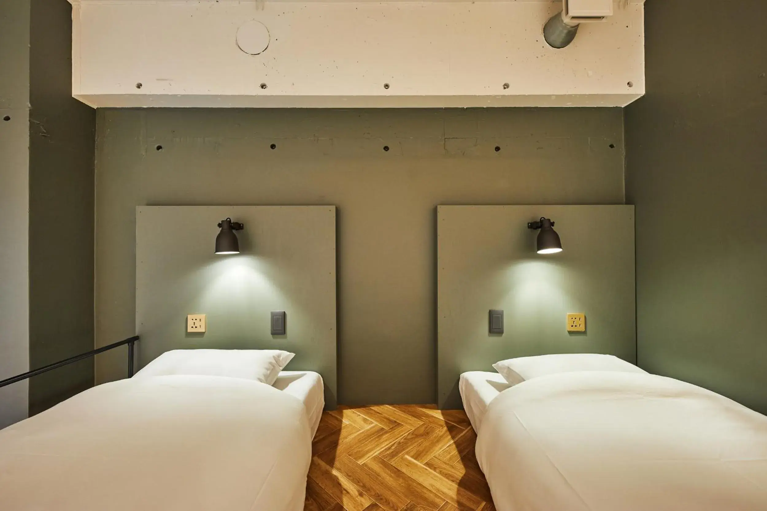 Bedroom, Bed in mizuka Daimyo 6 - unmanned hotel - Bedroom, Bed in mizuka Daimyo 6 - unmanned hotel -