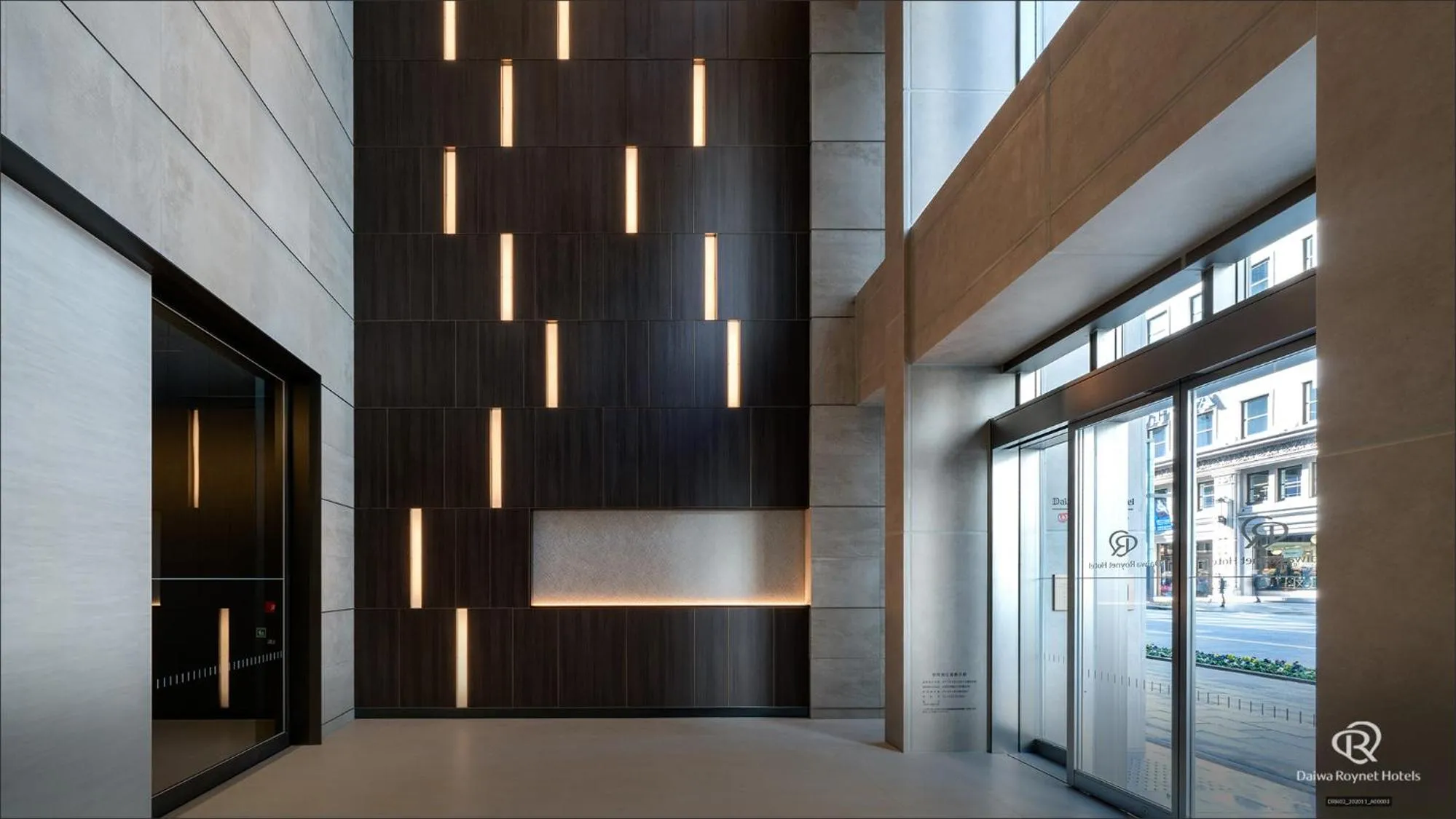 Facade/entrance in Daiwa Roynet Hotel Tokyo Kyobashi PREMIER