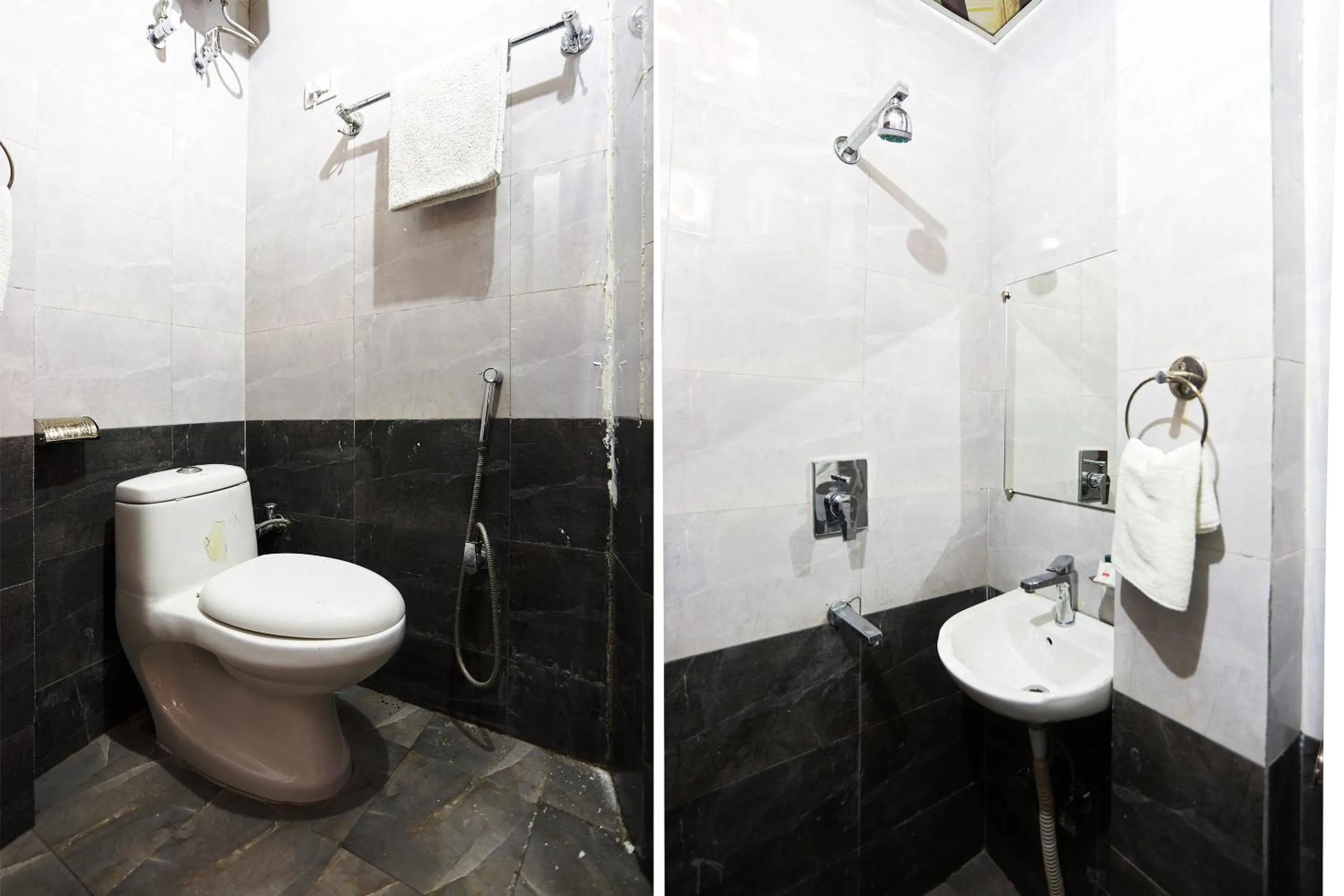 Bathroom in Hotel O Karan Residency
