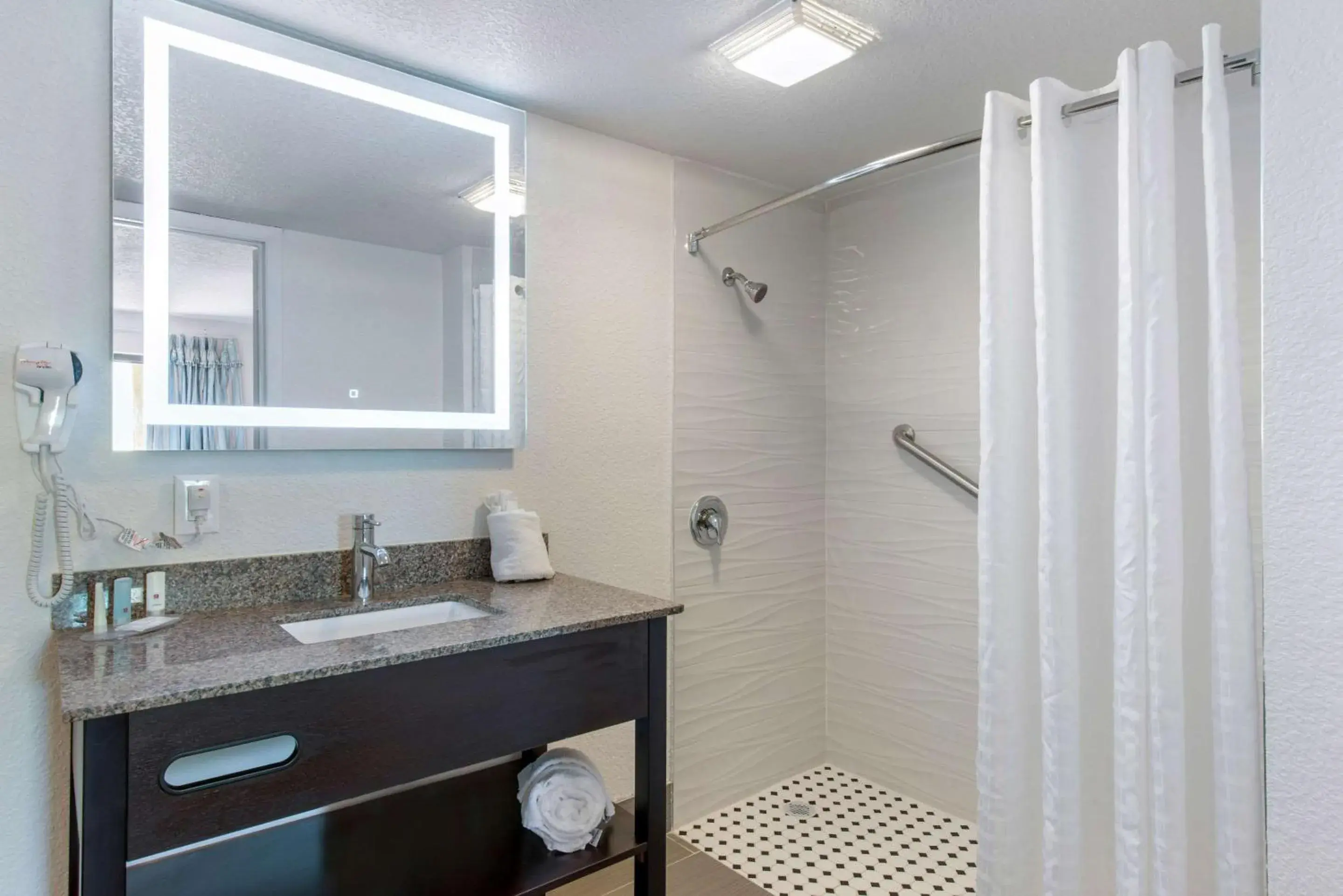Shower, Bathroom in Clarion Inn & Suites Kissimmee-Lake Buena Vista South