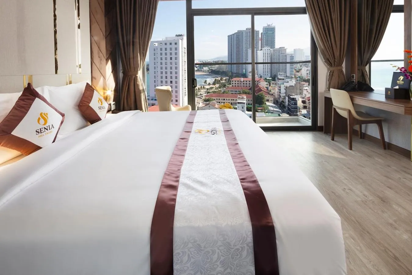 Photo of the whole room, Bed in Senia Hotel Nha Trang