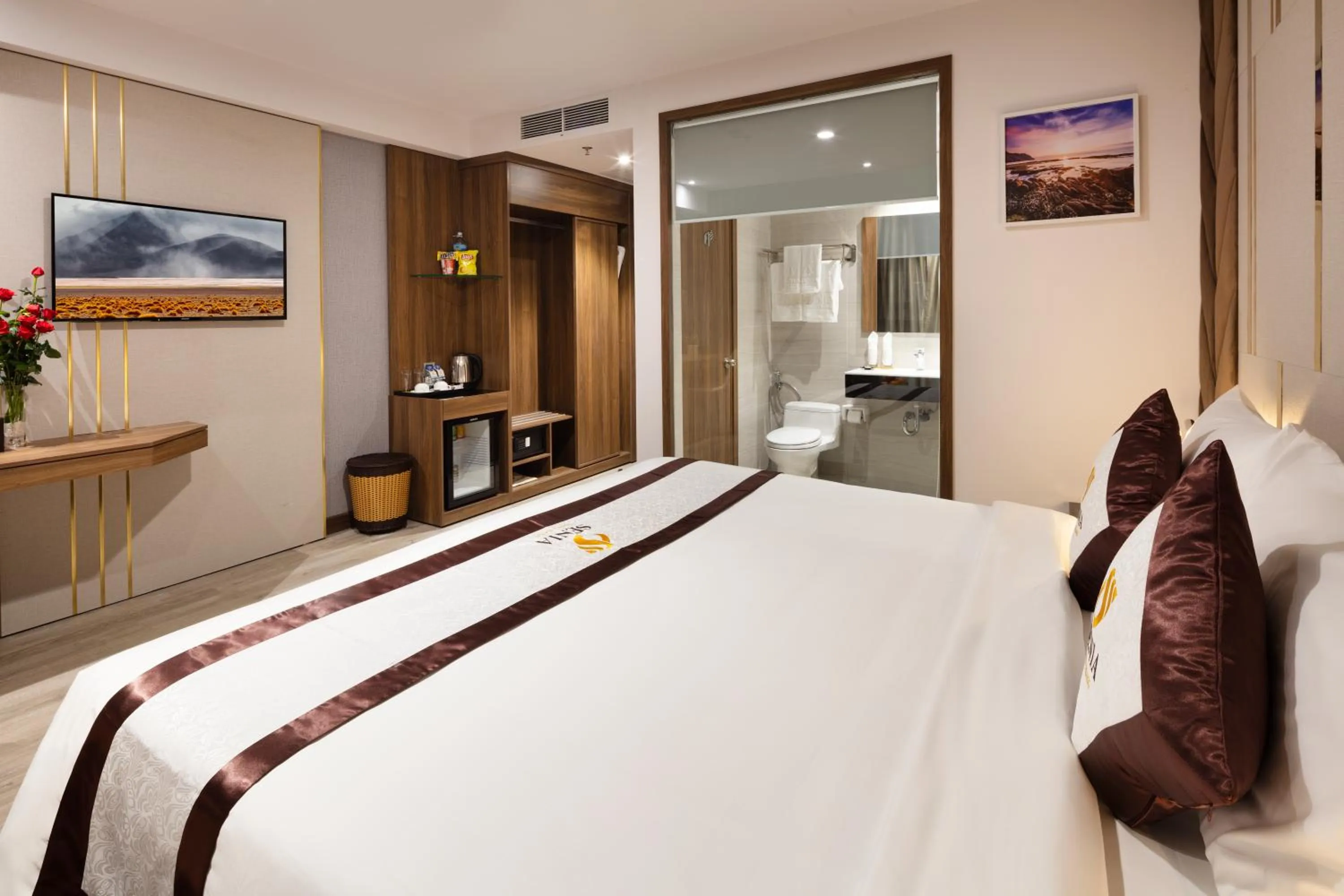 Bed in Senia Hotel Nha Trang