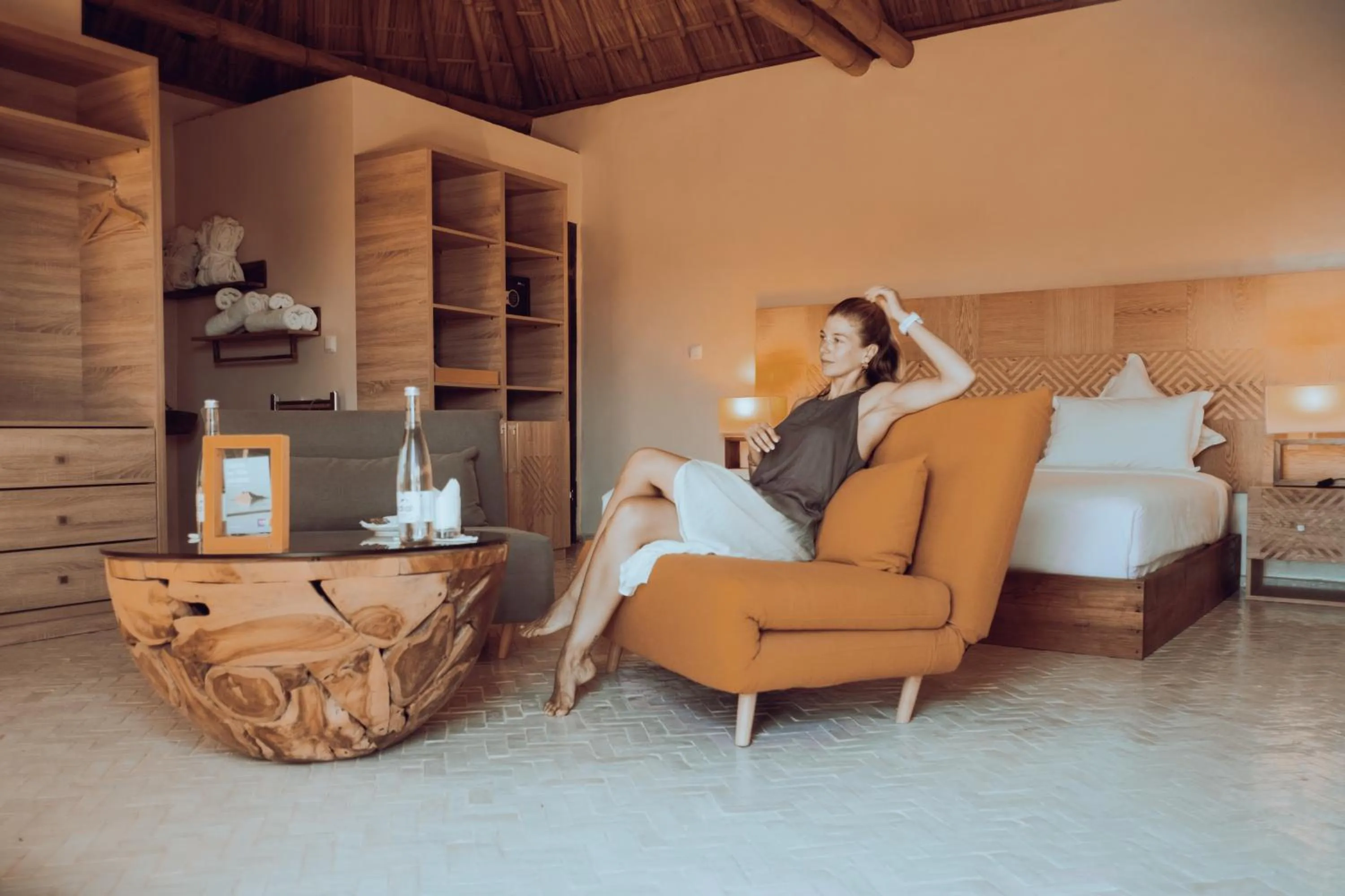 Bedroom in La Crique Nature & Spa