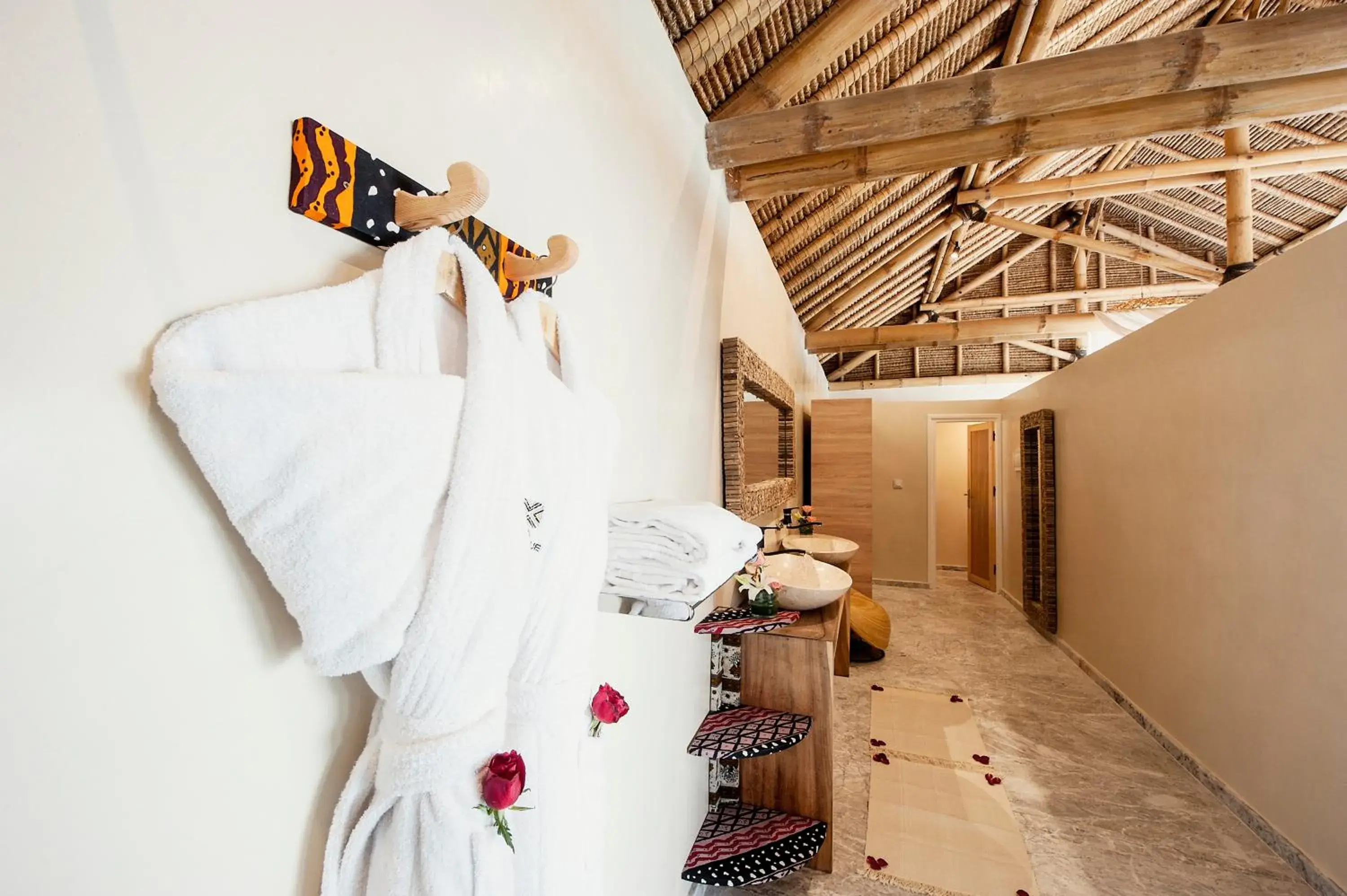 Bathroom in La Crique Nature & Spa Bathroom in La Crique Nature & Spa
