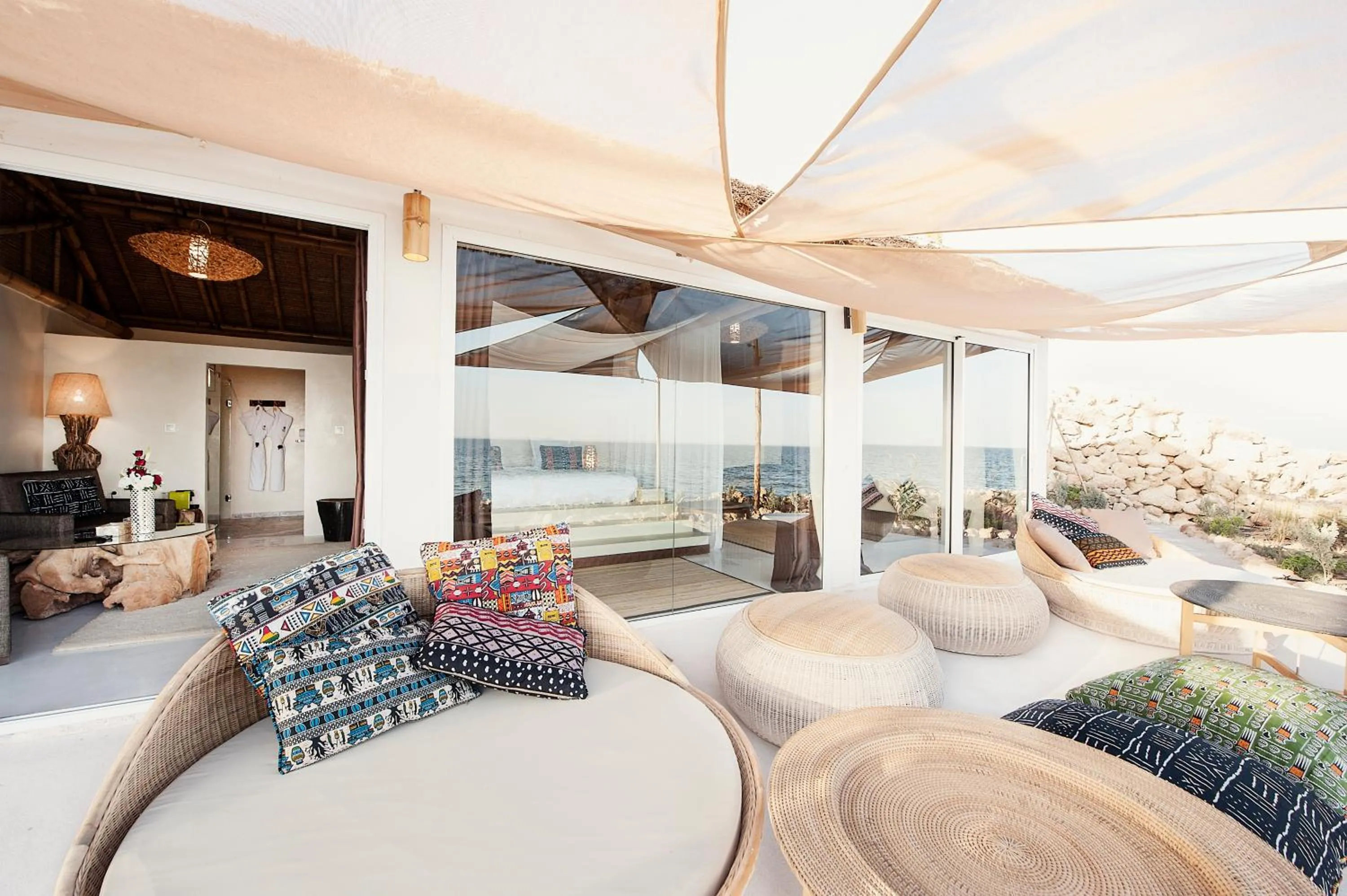 Balcony/Terrace in La Crique Nature & Spa