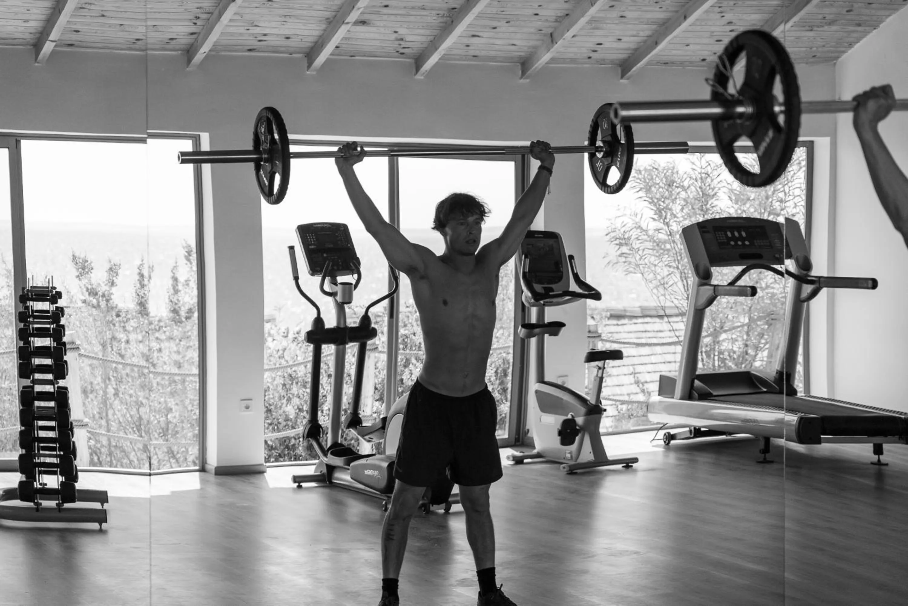 Fitness centre/facilities in La Crique Nature & Spa