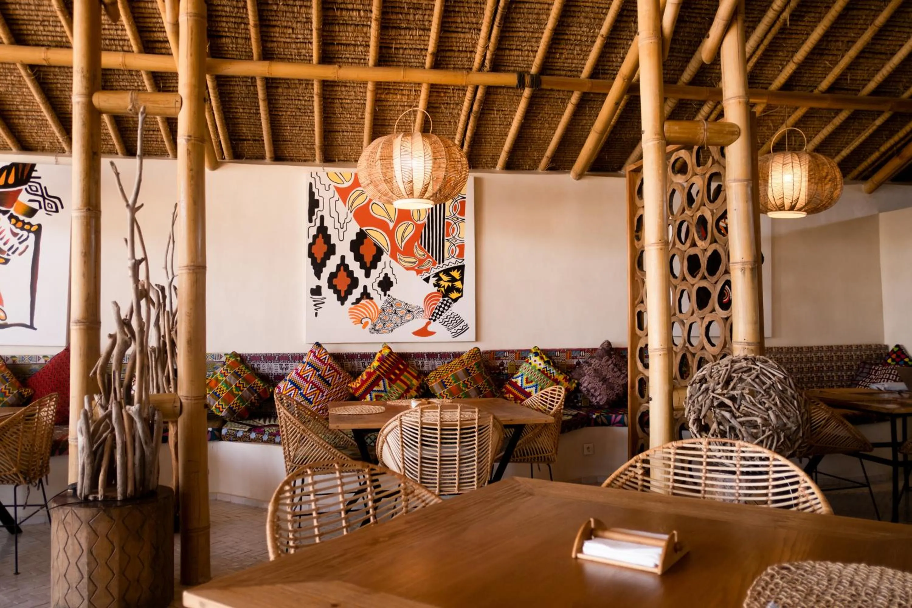 Restaurant/places to eat in La Crique Nature & Spa