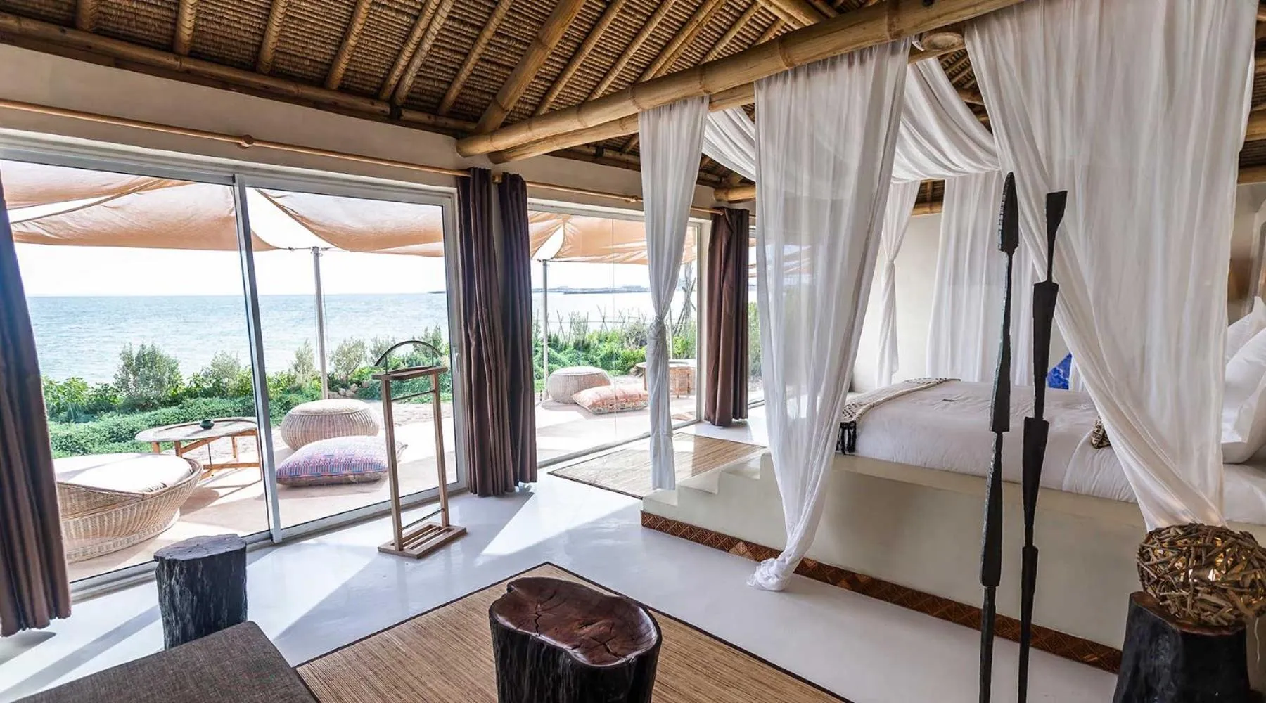 Bedroom in La Crique Nature & Spa