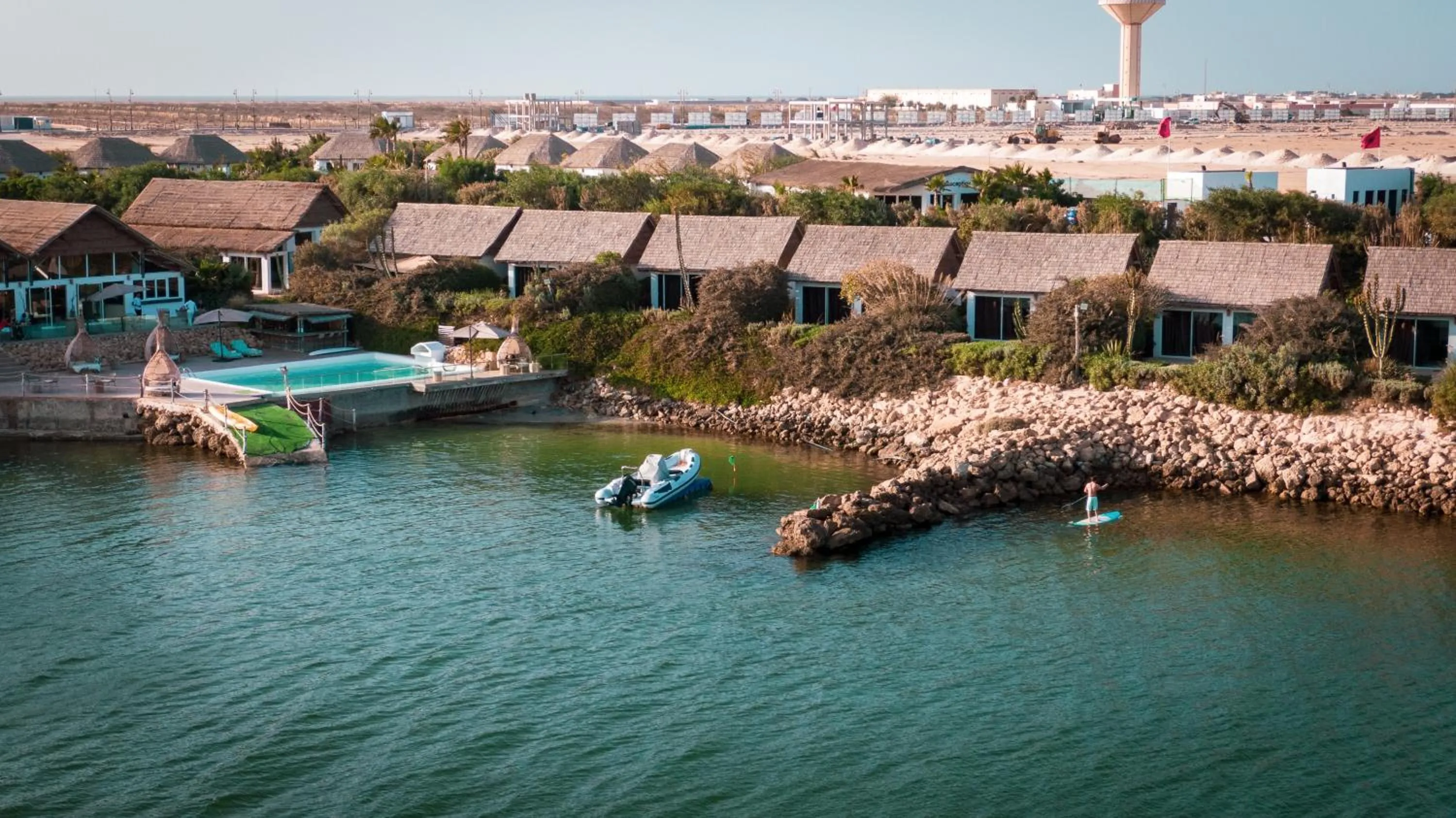 Bird's eye view in La Crique Nature & Spa