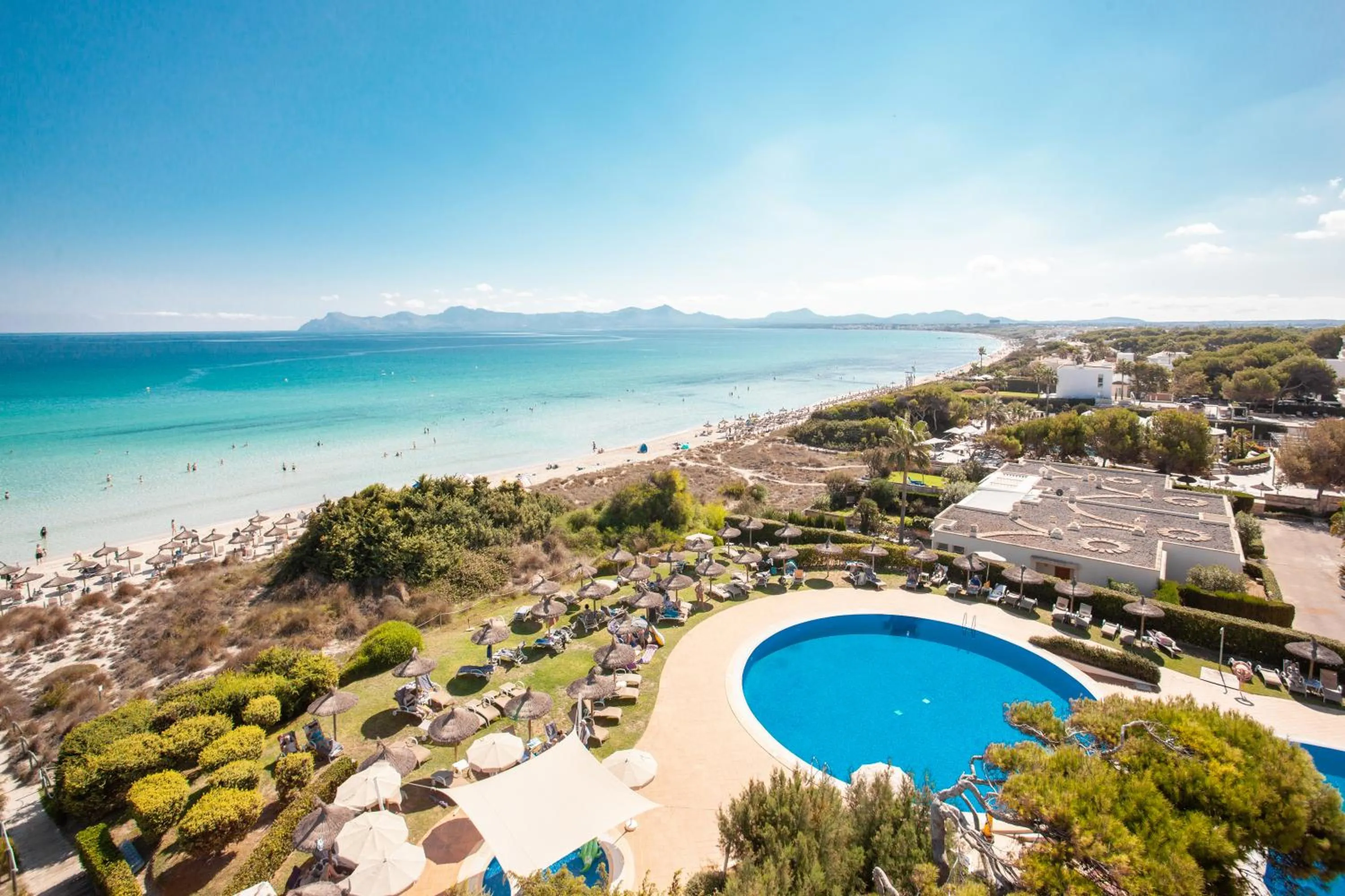 Pool view in Grupotel Natura Playa