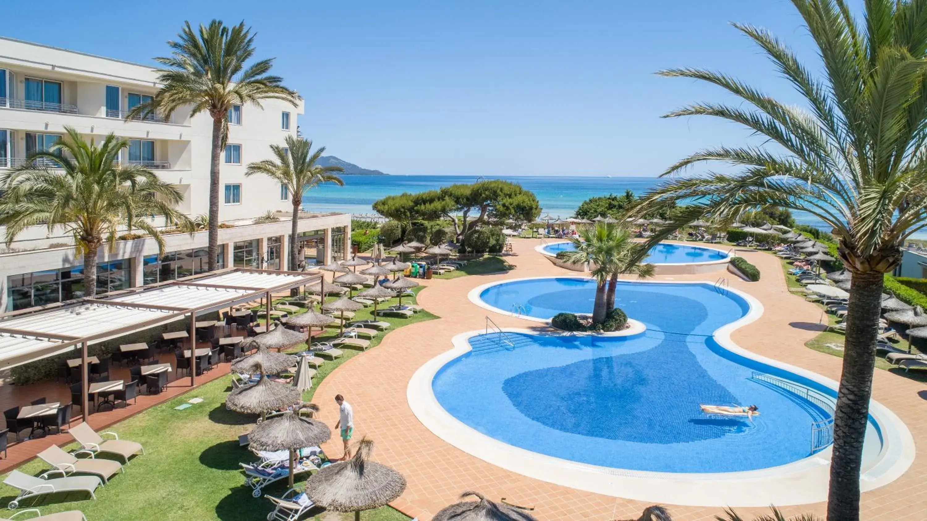 Swimming pool in Grupotel Natura Playa Swimming pool in Grupotel Natura Playa