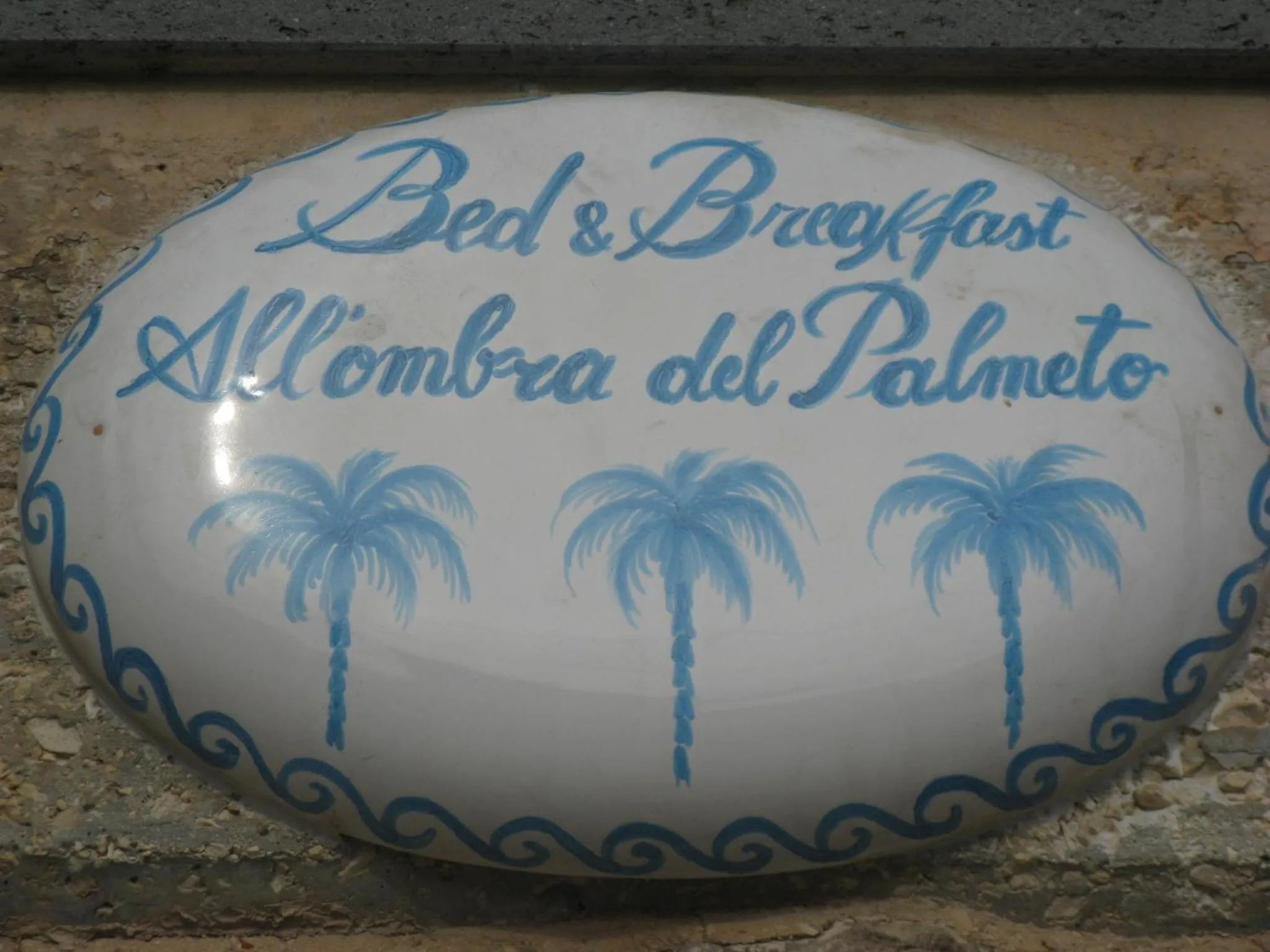 Facade/entrance in All'Ombra del Palmeto