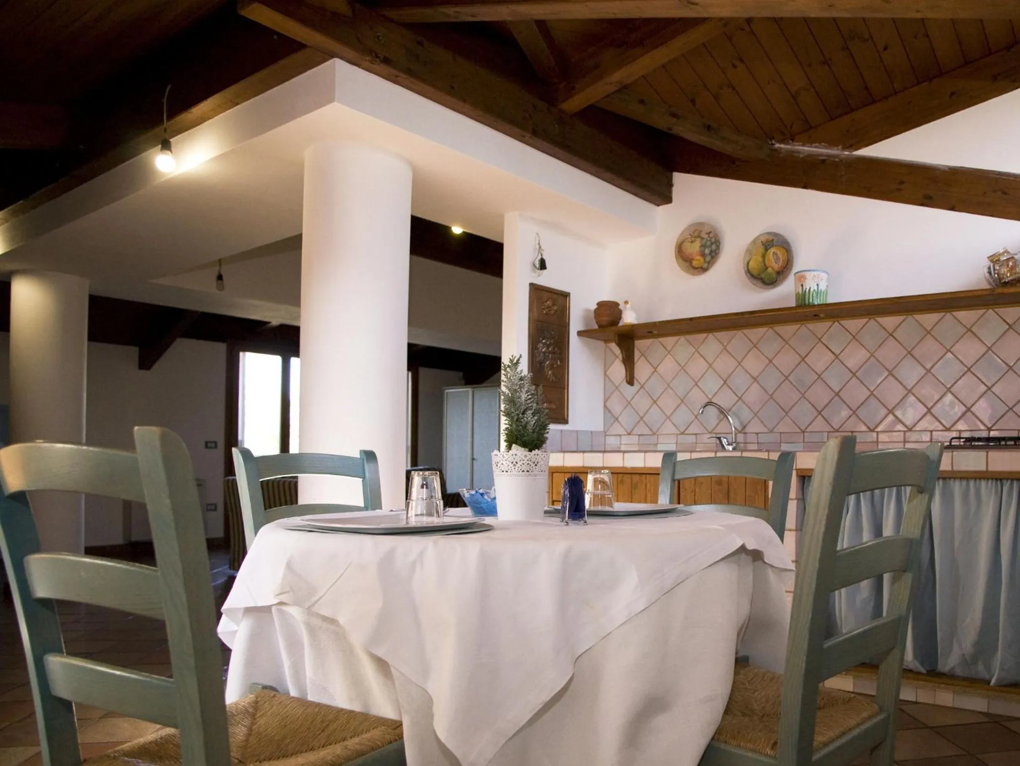 Dining area in All'Ombra del Palmeto