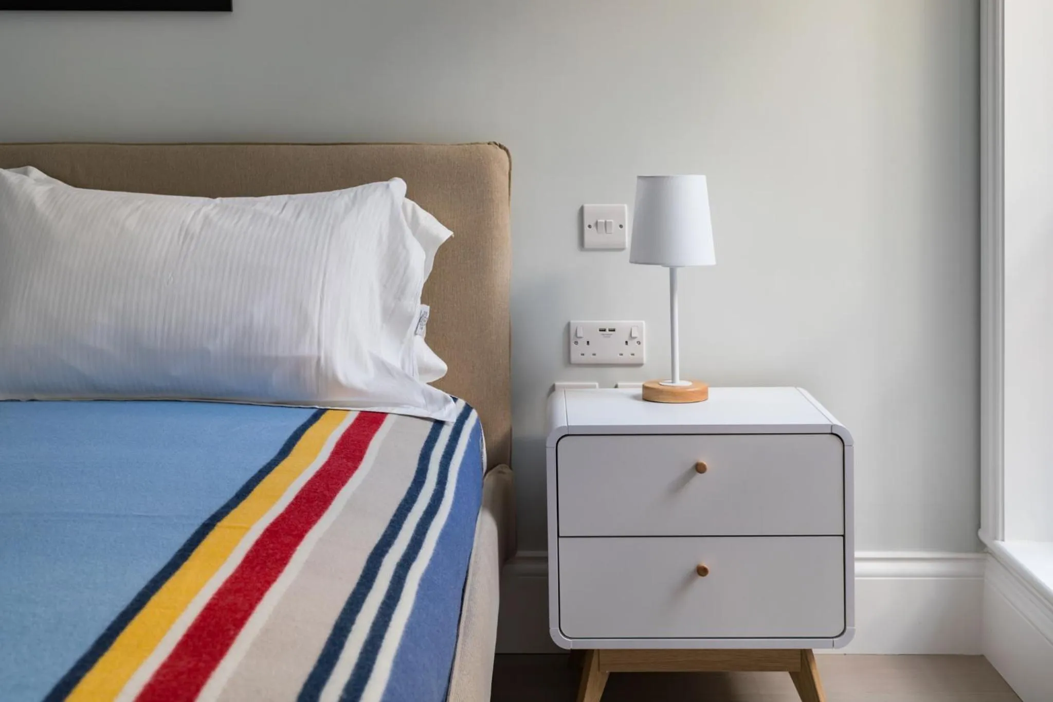 Bedroom, Bed in Hausd - Leicester Square