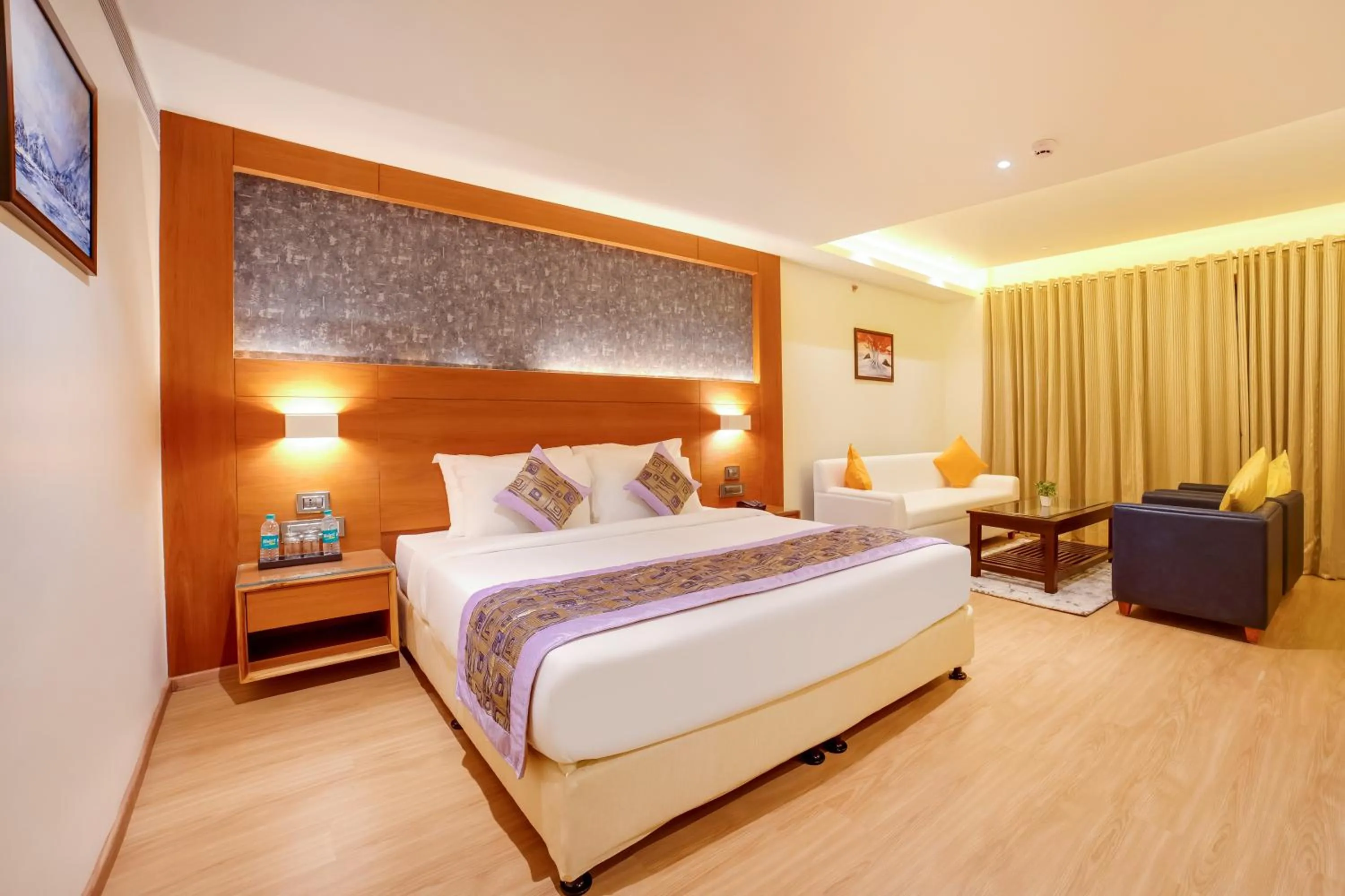 Photo of the whole room, Bed in The Fern Residency Bhopal