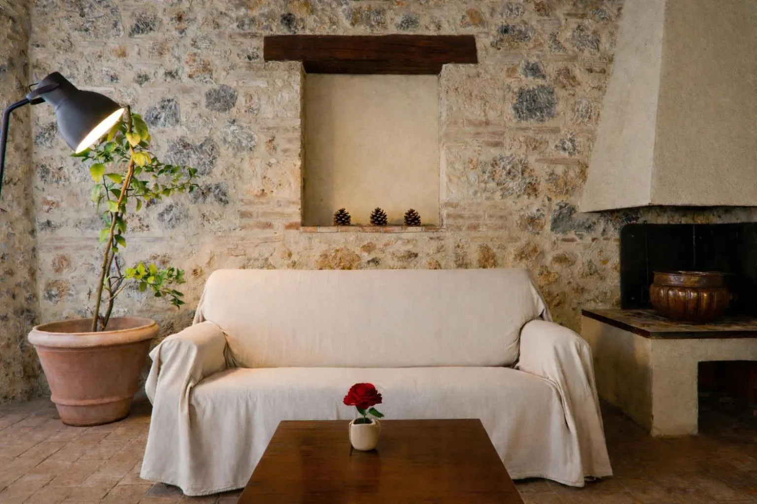Living room in Fattoria Agriturismo Nerbona