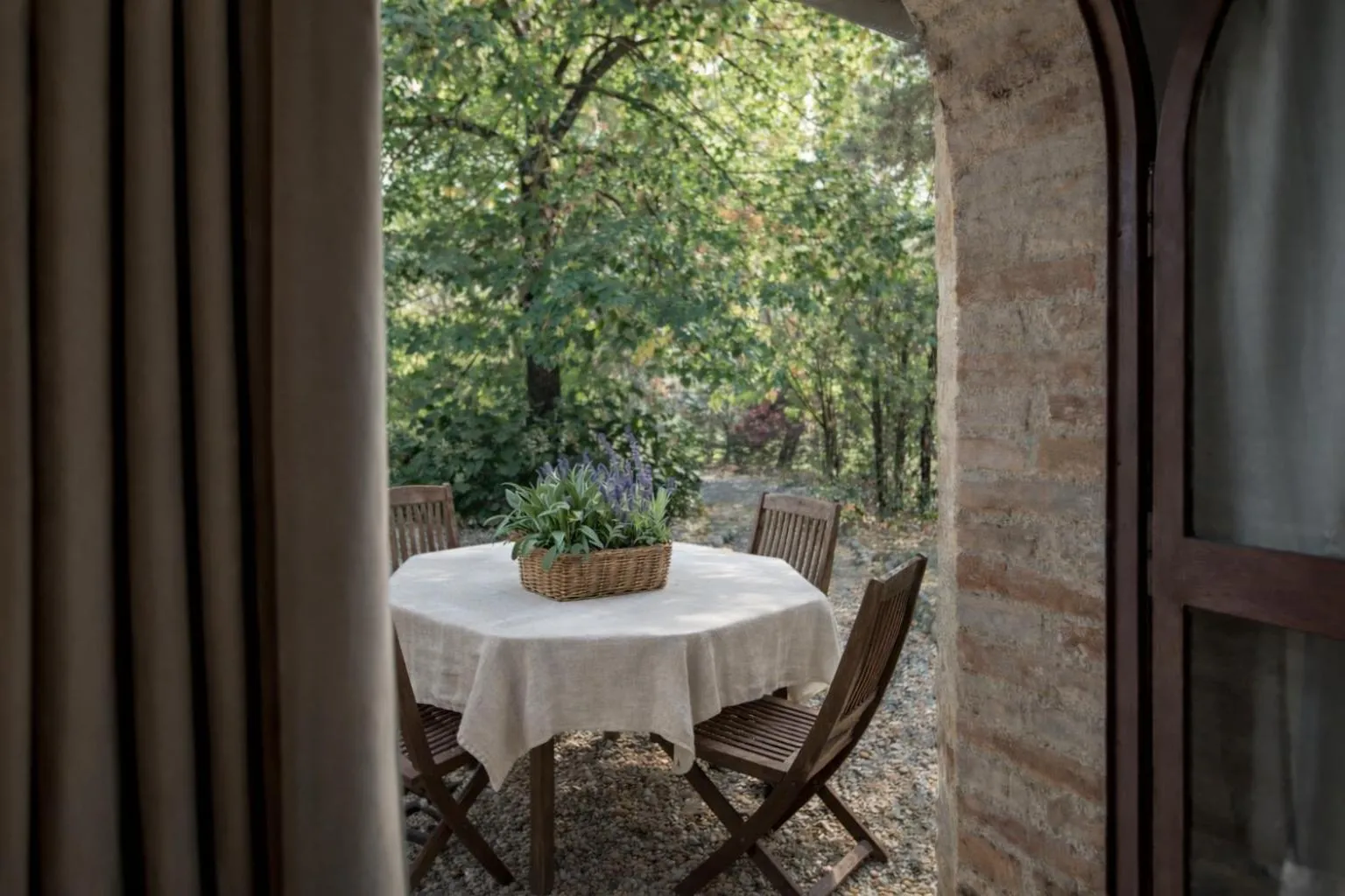 Patio in Fattoria Agriturismo Nerbona