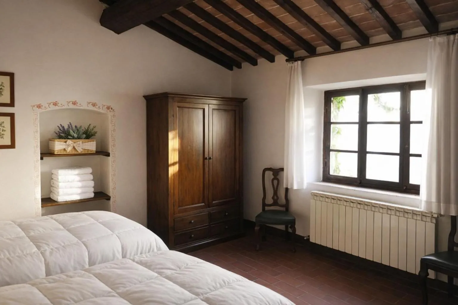 Bed in Fattoria Agriturismo Nerbona