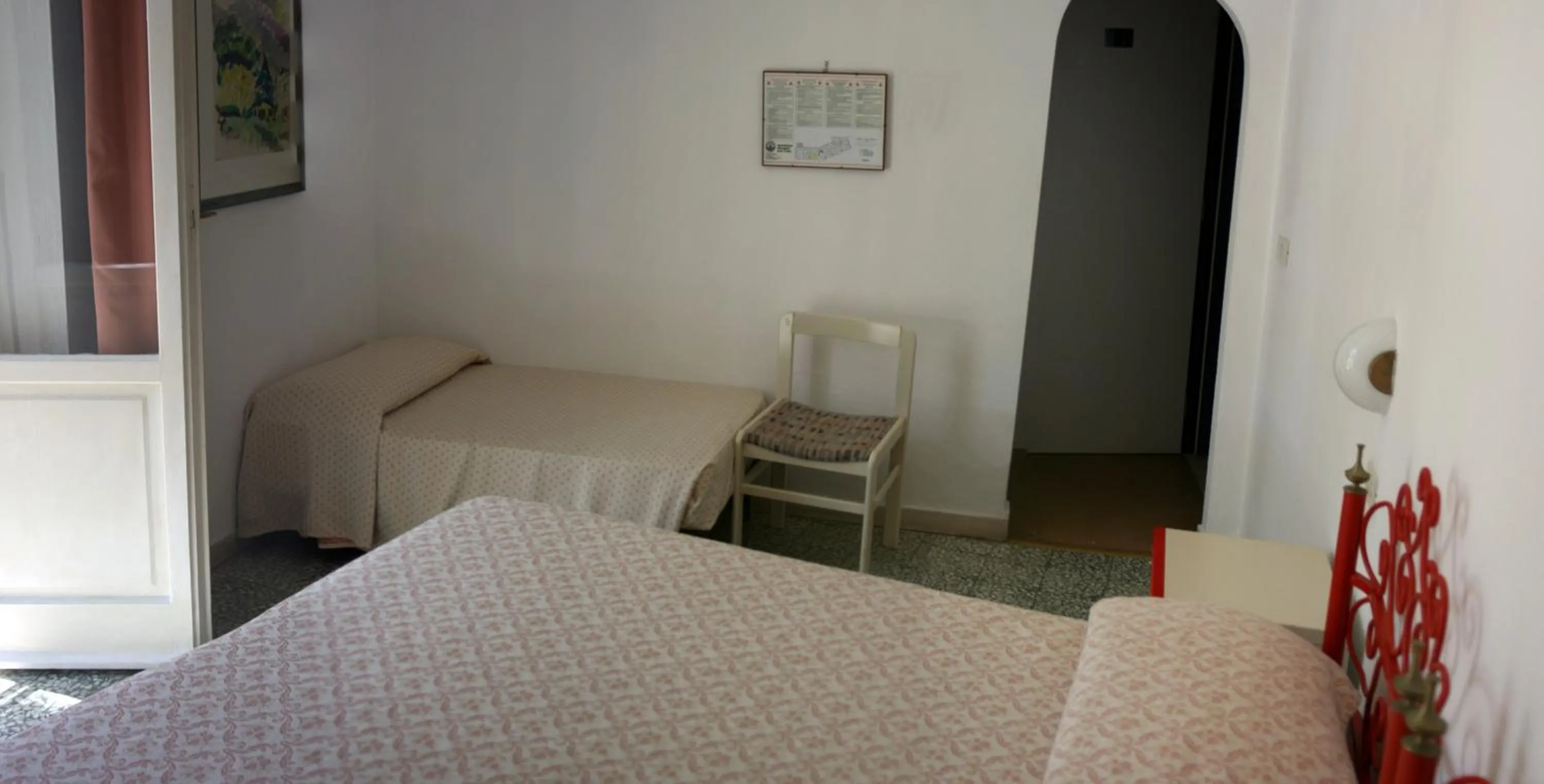 Bed in Hotel Villa Nettuno