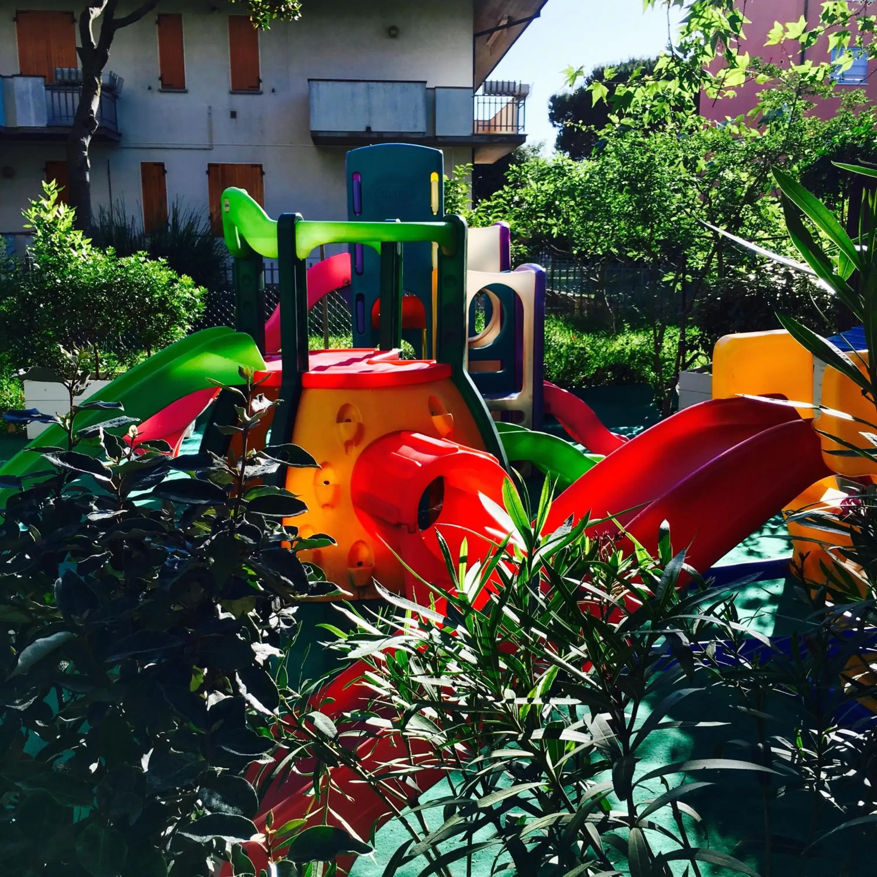 Garden, Children's Play Area in Hotel Rondinella