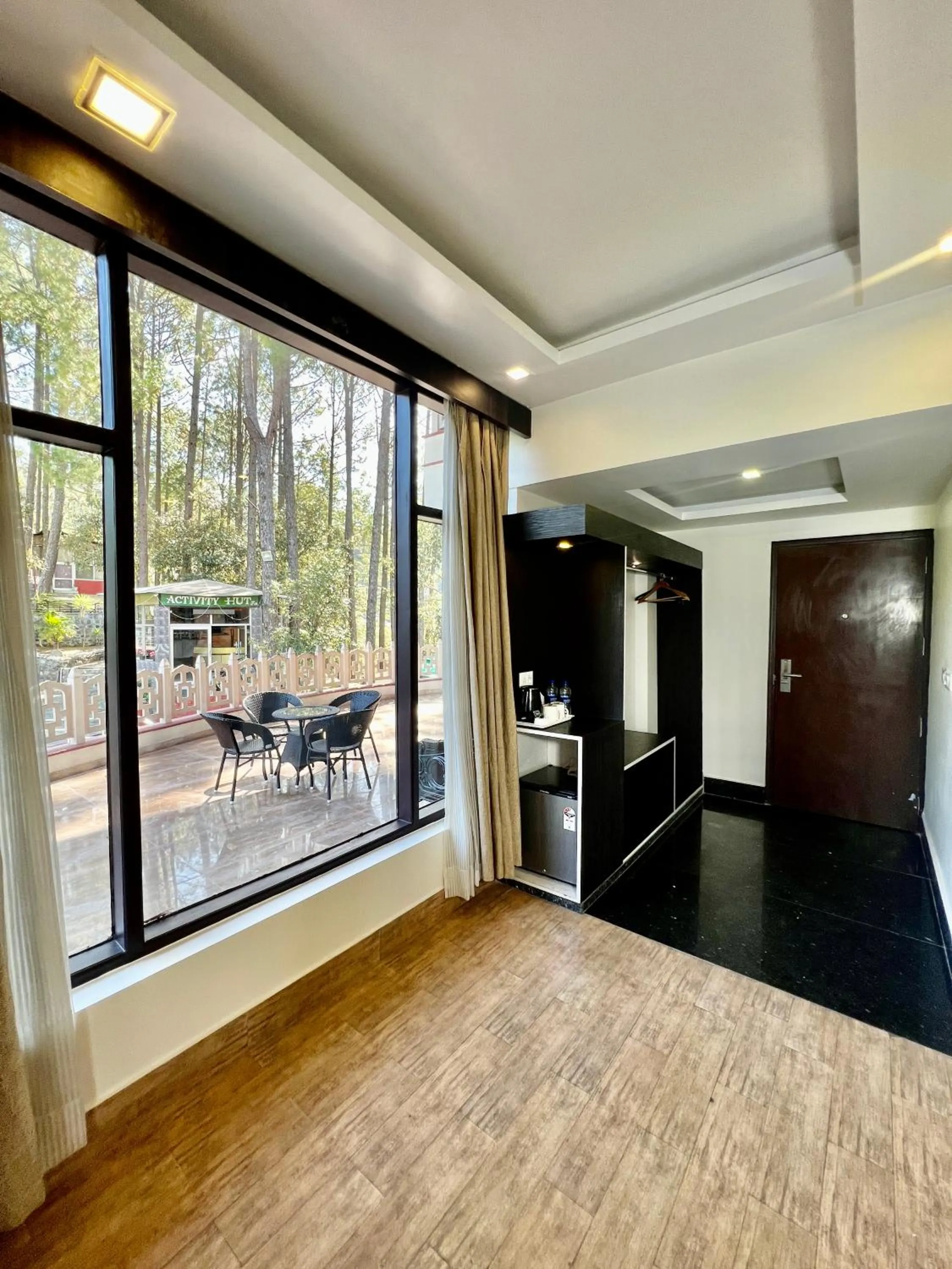 minibar in Sea Hawk - Luxury Hill Resort 4 mins from Bhimtal Lake