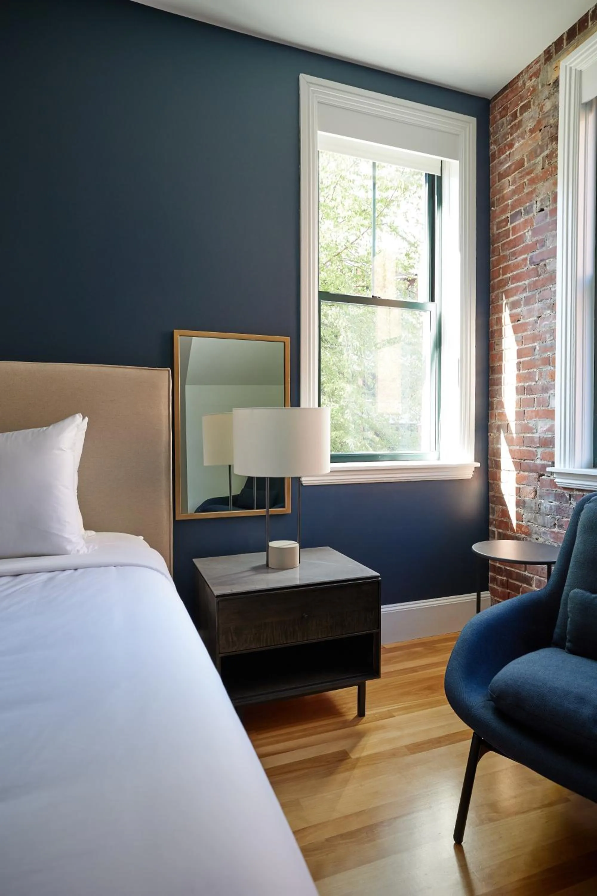 Seating area, Bed in The Docent's Collection