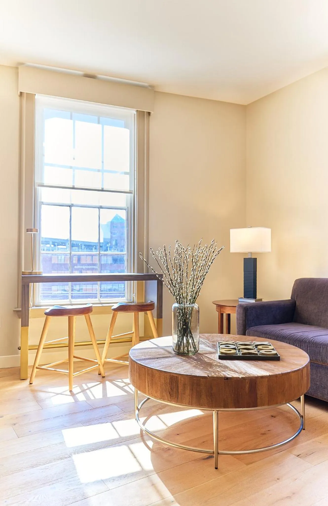 Living room in The Docent's Collection