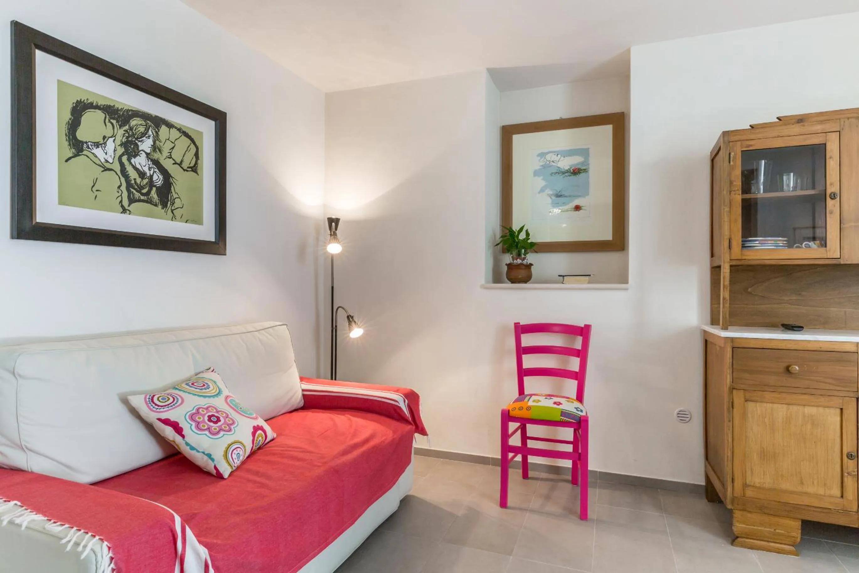 Living room in Scicli Albergo Diffuso