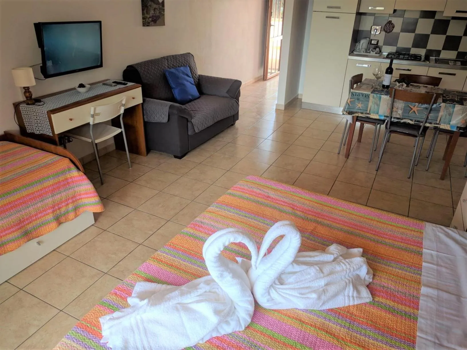 Bed in Residence Le Rose