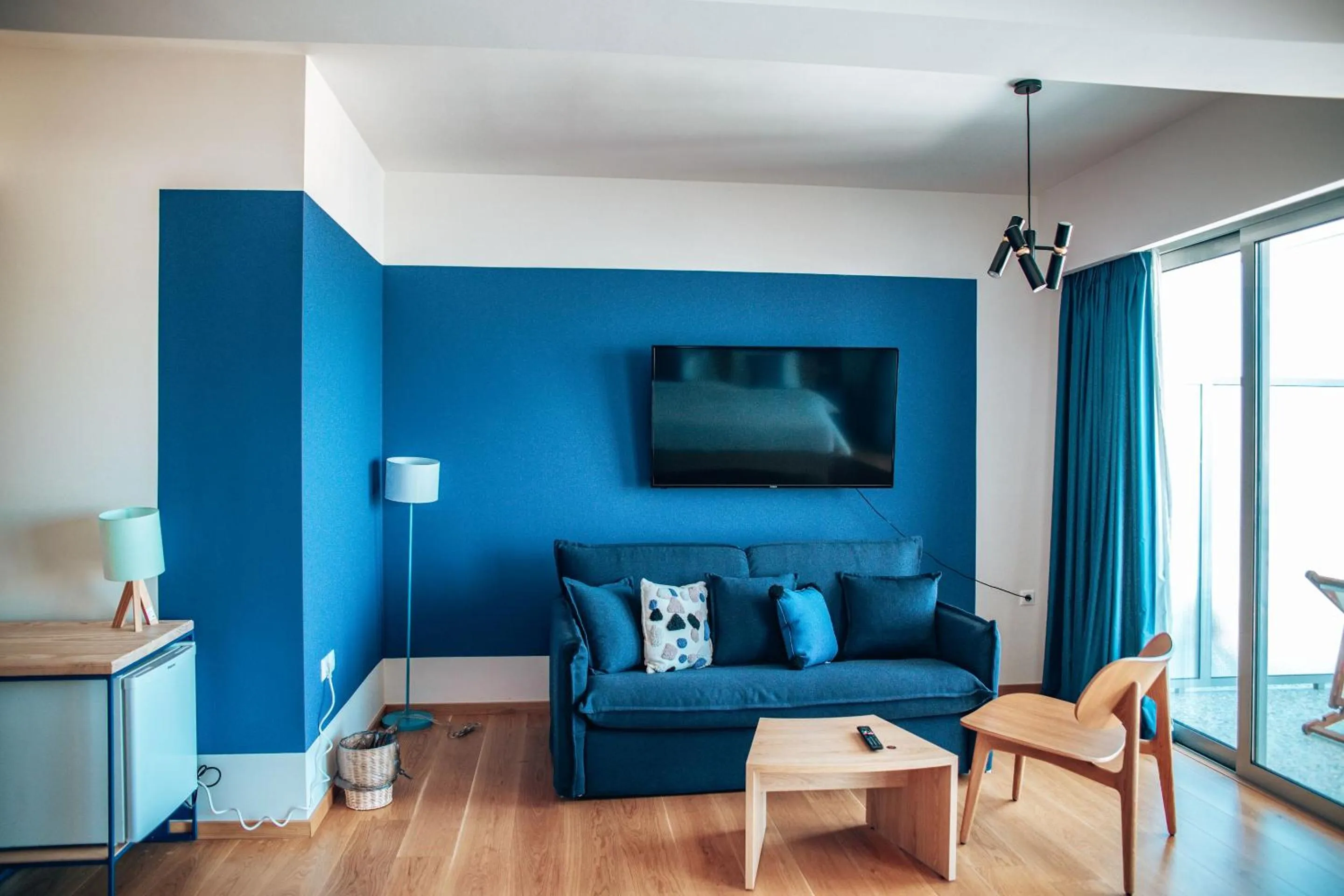 Living room, Seating Area in Selina Athens Theatrou