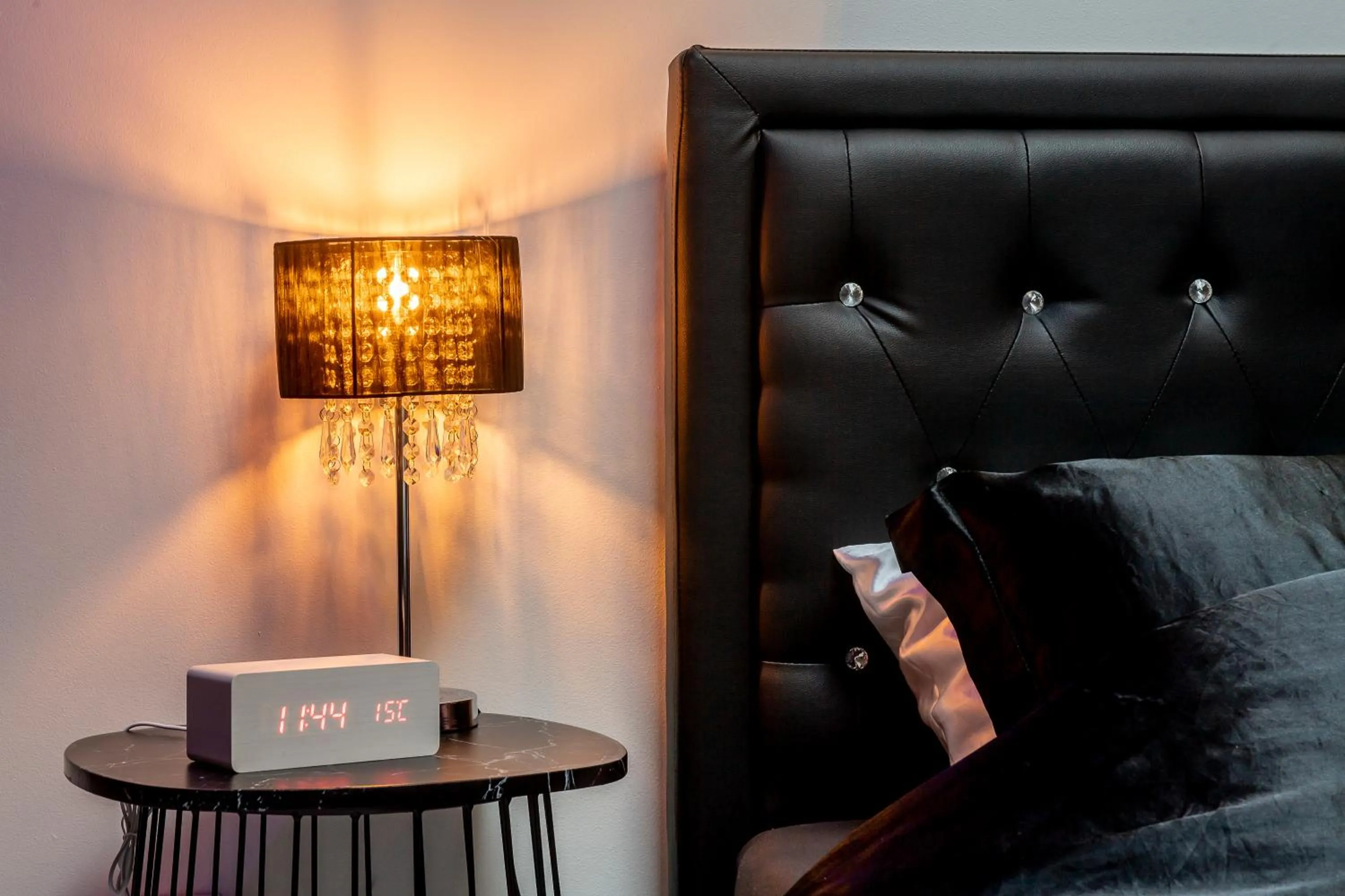 Bedroom in Gite & Spa Privatif Glam'88 - Vosges