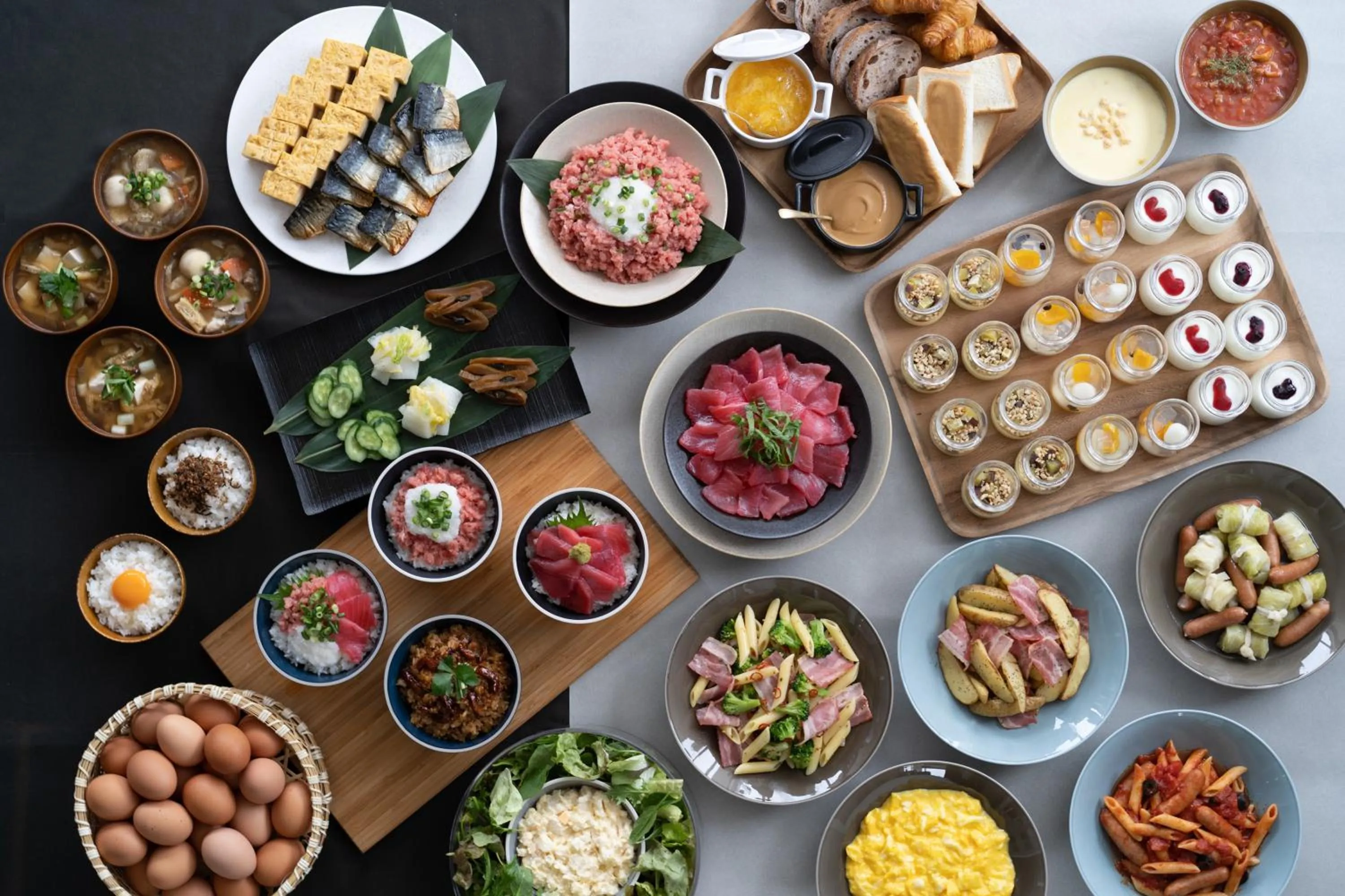 Breakfast in Vessel Inn Keisei Tsudanuma Ekimae